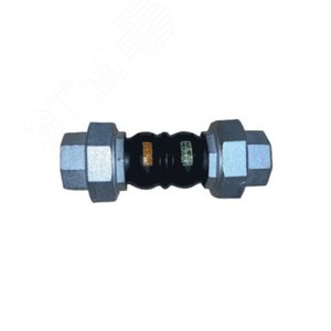 Изображение товара Компенсатор резиновый антивибрационный EPDM Ду 32 Ру16 ВР 200мм сжатие/растяжение 22 мм/6 мм (шт)