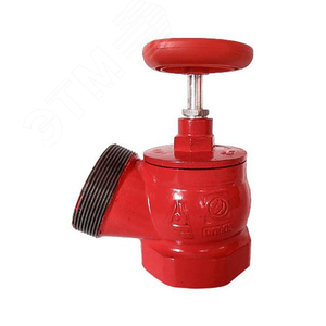 Клапан пожарный чугунный КПК 65-1 Ду65 Ру16 муфта-резьб 125 гр