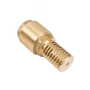 Изображение товара Обратный клапан 1/2' с сеткой (сетка-латунь, толкатель-латунь) (шт)