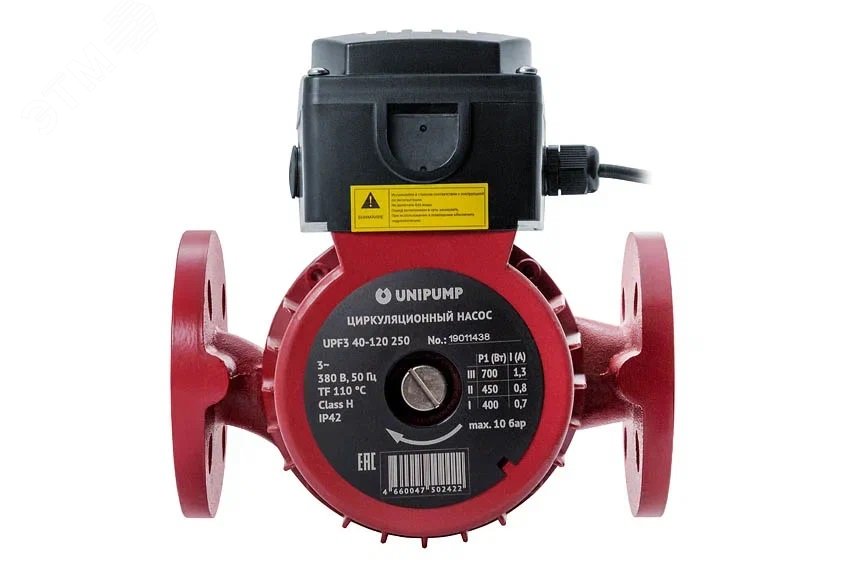 Изображение товара Насос циркуляционный UPF3 50-200 280 380 В чугун Китай для отопления