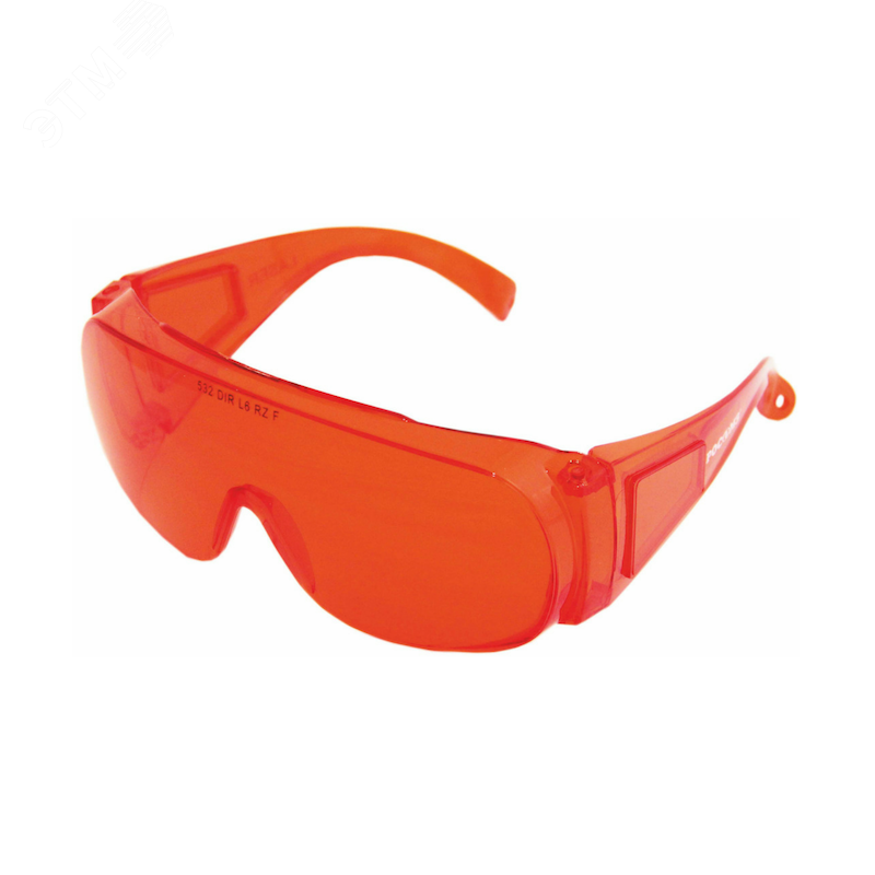Очки, средства защиты cпециализированные О22 LASER (РС. 532 нм) (специализированные очки с увеличенным панорамным защитным стеклом-светофильтром из прозрачного незапотевающего поликарбоната с твердым покрытием от истирания и царапания, защита от 12205 РОСОМЗ