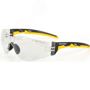 Изображение товара Очки защитные открытые О15 HAMMER ACTIVE Strong Glass (2C-1,2 PC) с мягким носоупором (шт)