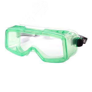 Очки защитные закрытые с непрямой вентиляцией ЗН5 ЭТАЛОН (РС) (легкие очки в мягком корпусе с       защитным стеклом из бесцветного поликарбоната, с  регулируемой наголовной лентой. -5C +55C) РОСОМЗ