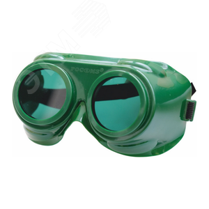 Очки защитные закрытые с непрямой вентиляцией ЗН62 GENERAL (5) (защитные закрытые, темно-зеленые (5), минеральное стекло, непрямая вентиляция, -5°C +55°C)