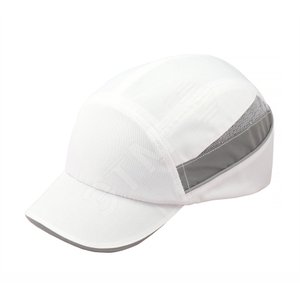 Каскетка RZ BioT CAP белая (защитная, ударопрочная, укороченный козырек, светоотражающие вставоки, регулировка по размеру головы с 56 см по 59 см с помощью застежки-блочк, -10°C + 50°C )
