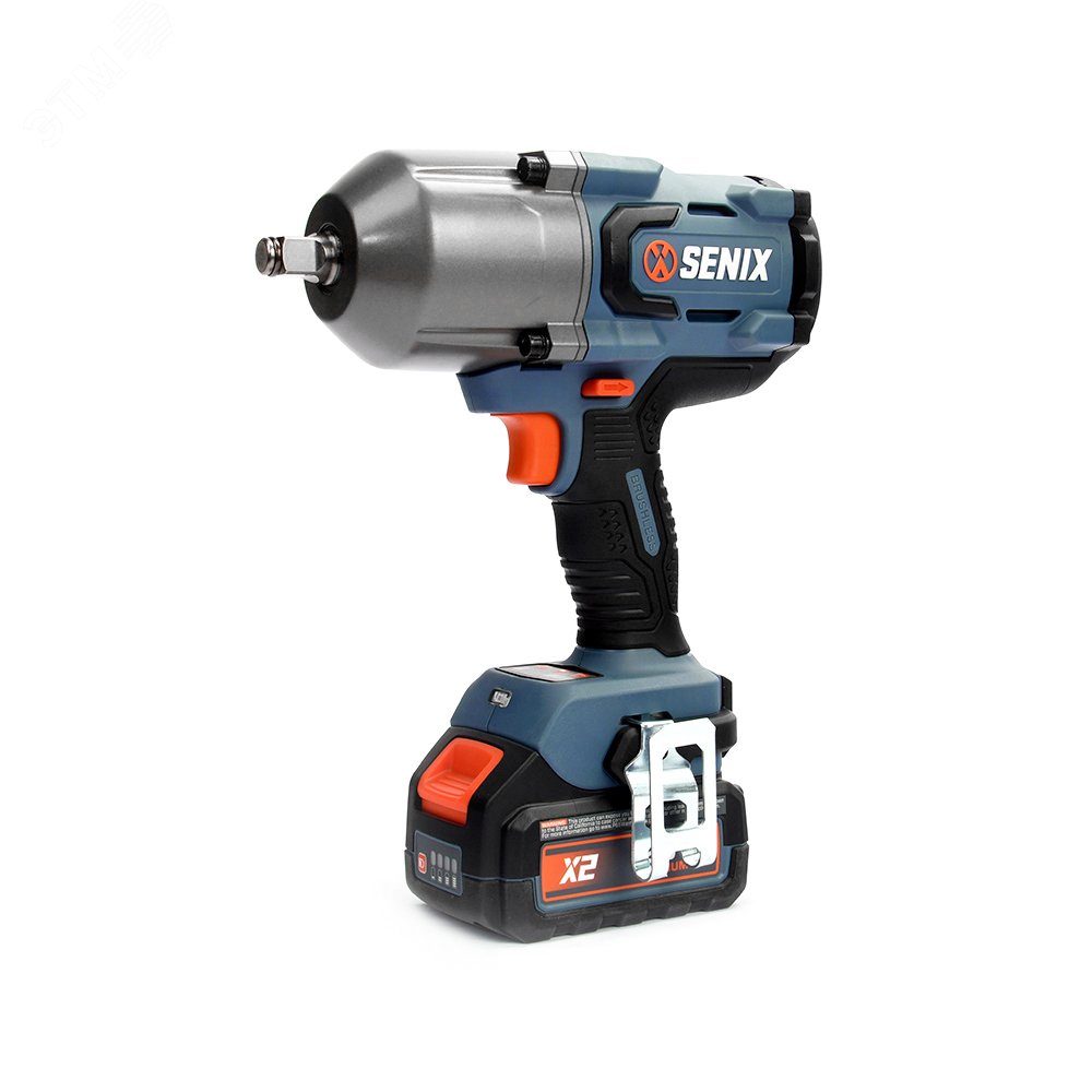 Изображение товара Гайковерт импульсный 1/2, 1350 Нм, акб 8Ач, зу 6А X2 20В (шт)