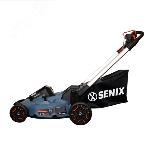 Изображение товара Газонокосилка самоходная аккумуляторная, серия X6, 60В, 3-в-1, 53 см., без АКБ и ЗУ (шт)