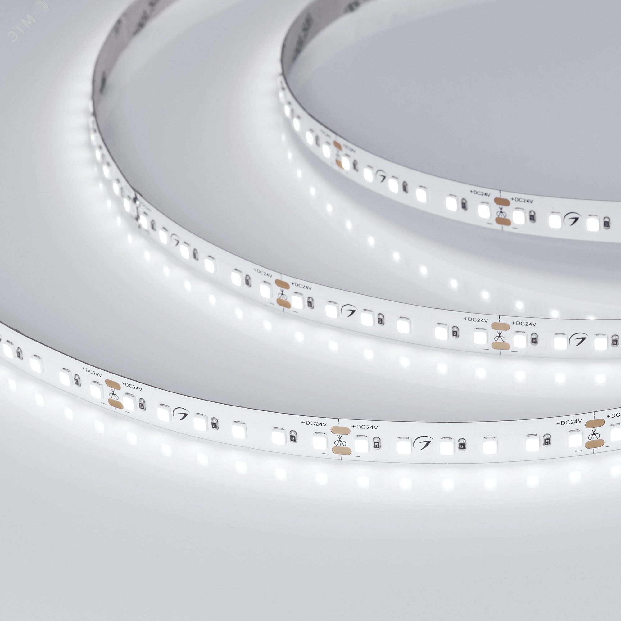 Изображение товара Светодиодная лента TWIST-A120 10 Вт/м 24V IP20 6000K 120LED/м, белая серия RT