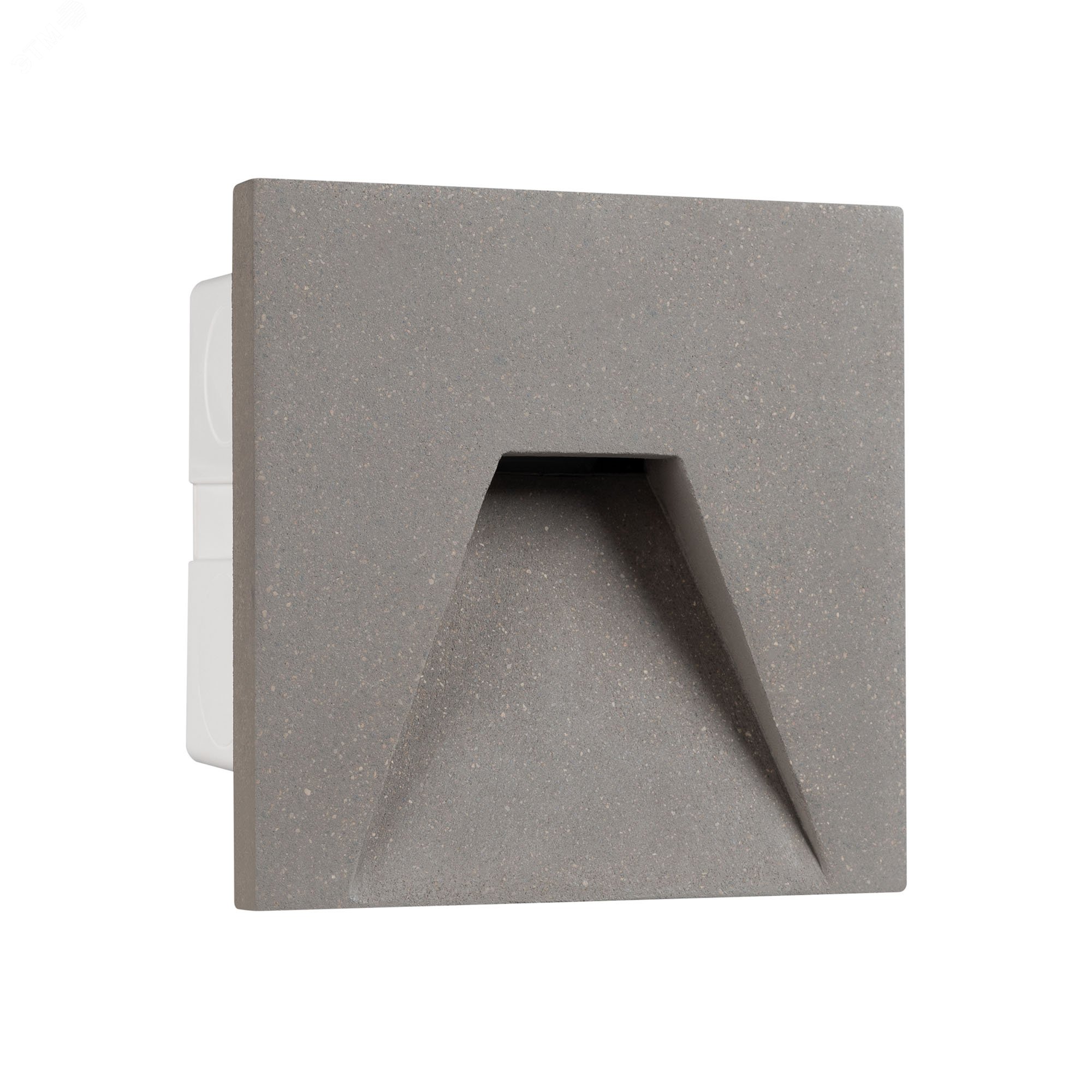 Изображение товара Встраиваемый светильник LT-TIE-S100-3W Warm3000 GR IP65 бетон серый