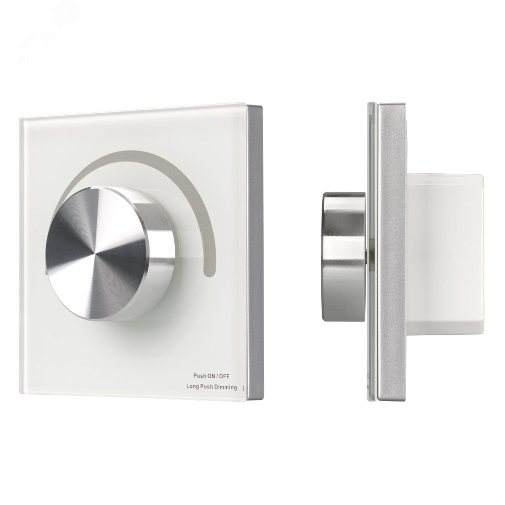 Изображение товара Встраиваемая панель управления Rotary SMART-P3-DIM 12-24V 2.4G белый IP20