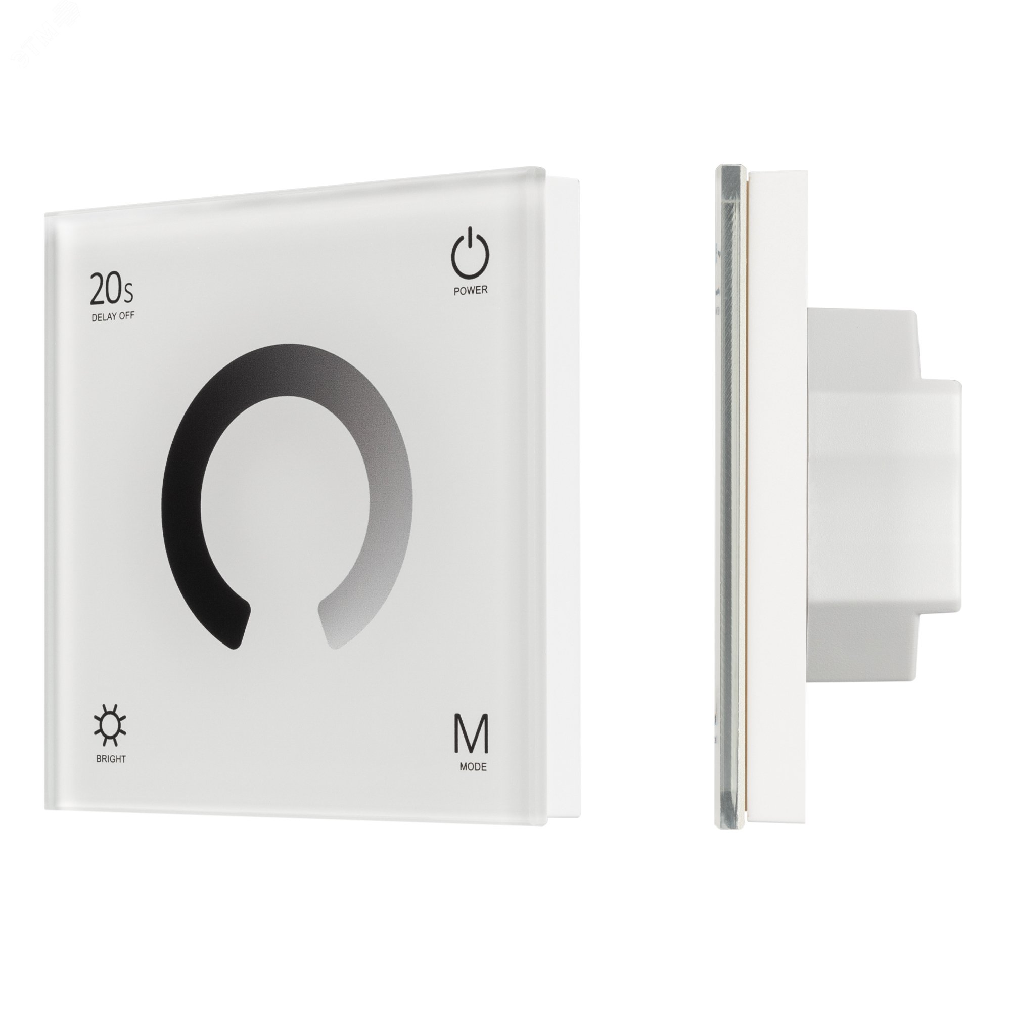 Изображение товара Сенсорная панель SMART-P4-DIM-G-IN White для управления светом