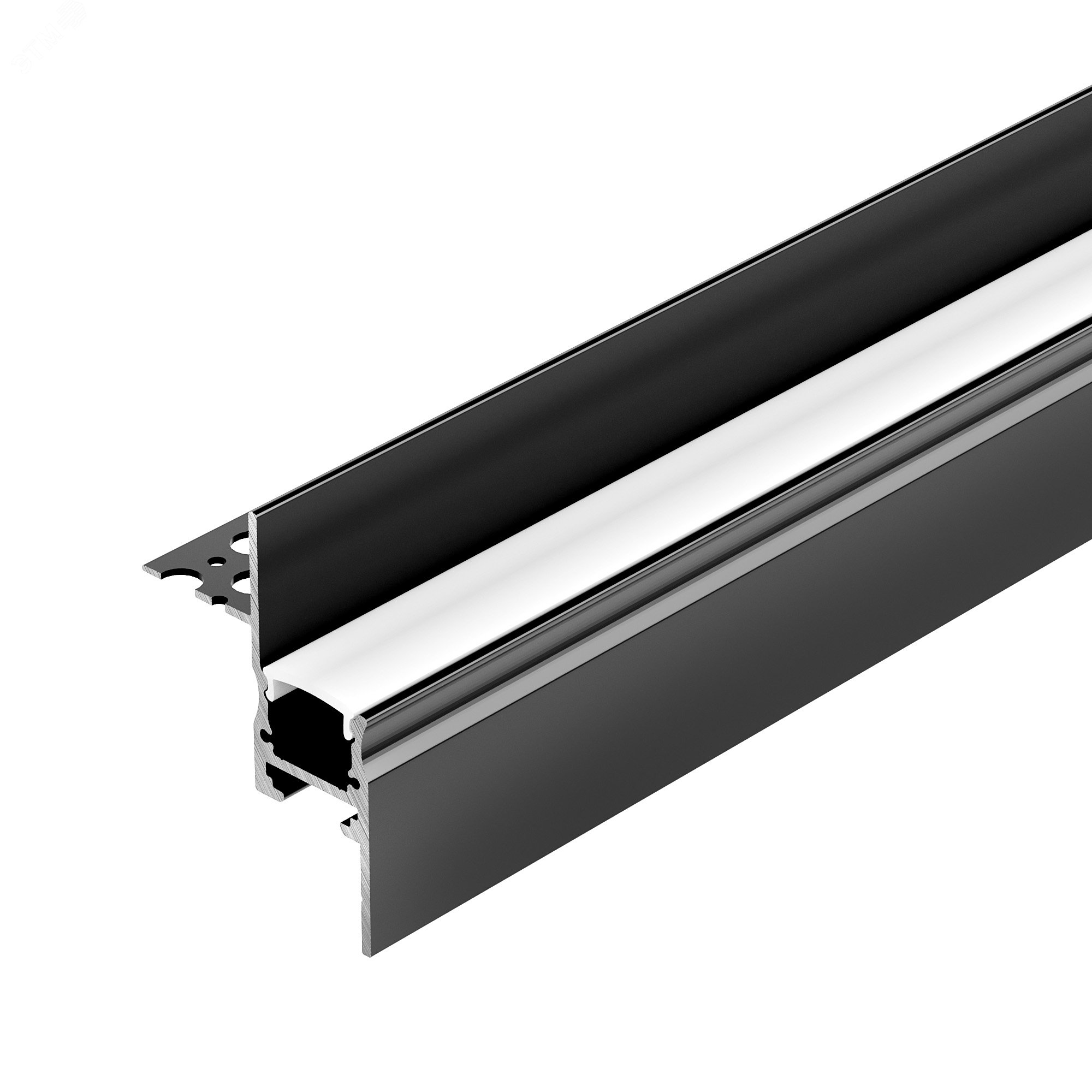 Изображение товара Алюминиевый профиль для светодиодной ленты черный 2000 мм СEIL-S14-SHADOW-T-2000