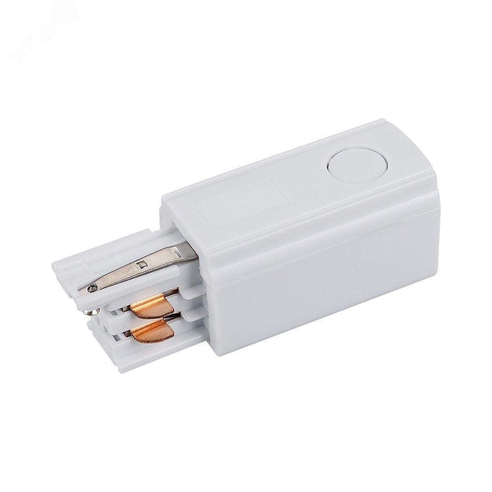 Изображение товара Коннектор питания LGD-4TR-CON-POWER-R-WH правый для трековых систем 4TR