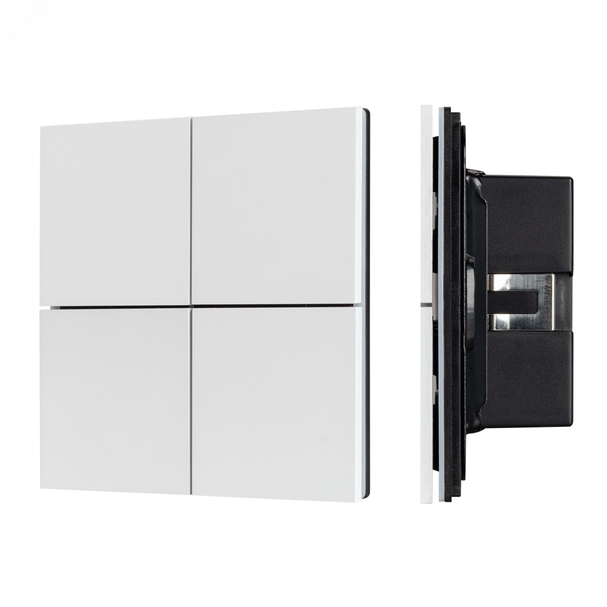 Изображение товара Панель кнопочная KNX-304-23-IN White (BUS, Frameless) (IARL, IP20 металл, 2 года) (шт)