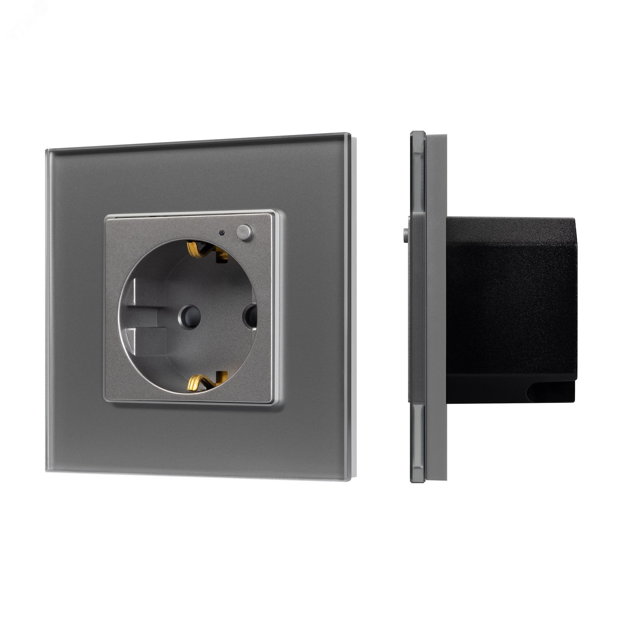 Изображение товара Розетка электрическая с Zigbee управлением SCT-OMALI-EUZB1-PL-GR 240V, 16A, Zigbee (шт)