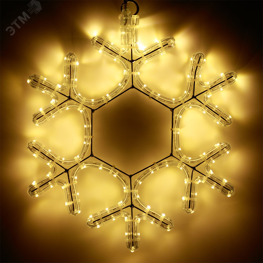 Изображение товара Фигура снежинка ARD-SNOWFLAKE-M7-450x375-108LED Warm 230V, 6.5W Ardecoled, IP65 (шт) Изображение товара Фигура снежинка ARD-SNOWFLAKE-M7-450x375-108LED Warm 230V, 6.5W Ardecoled, IP65 (шт)