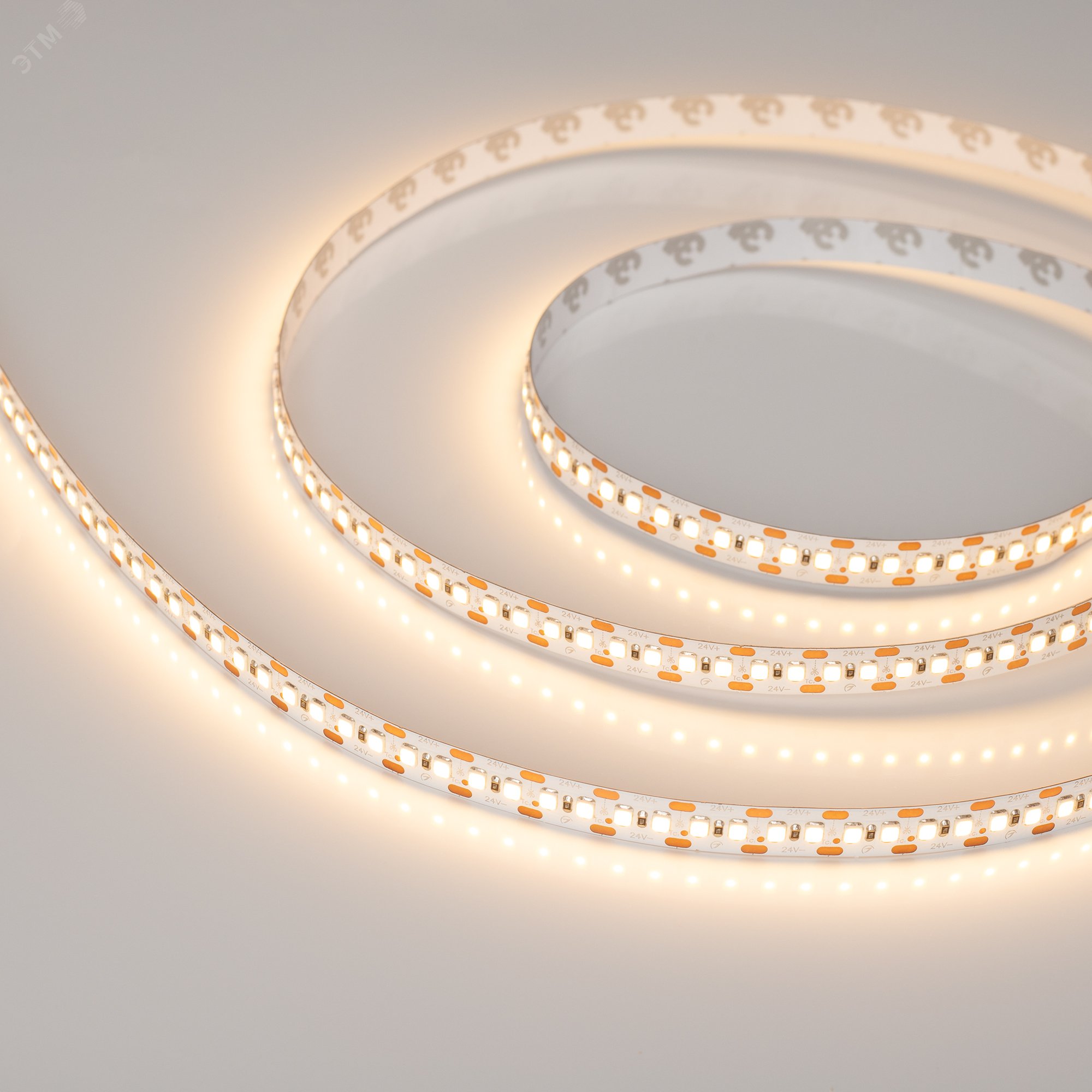Изображение товара Гибкая светодиодная лента RT-A168 24В 17.3 Вт/м IP20 теплый белый 5м