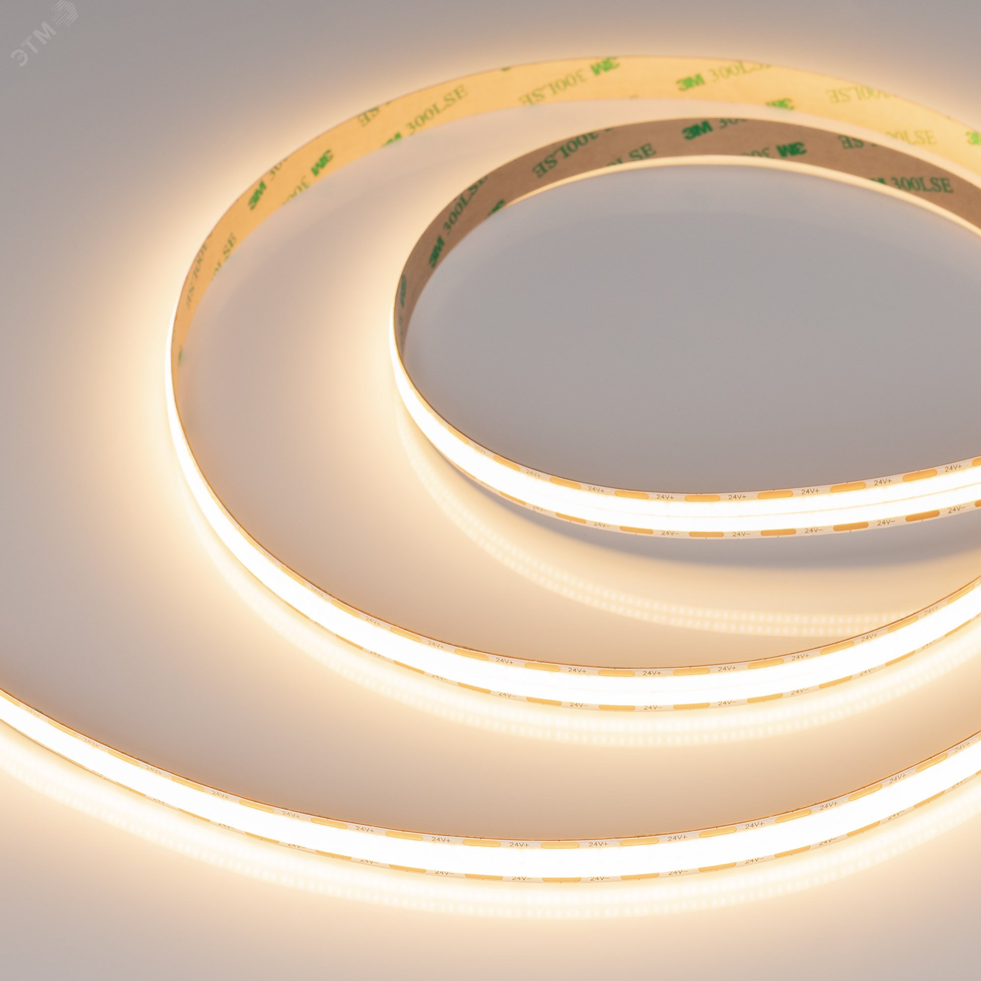 Изображение товара Светодиодная лента COB 22 Вт/м 24В IP20 3000K 1088LED/м 5м от Arlight