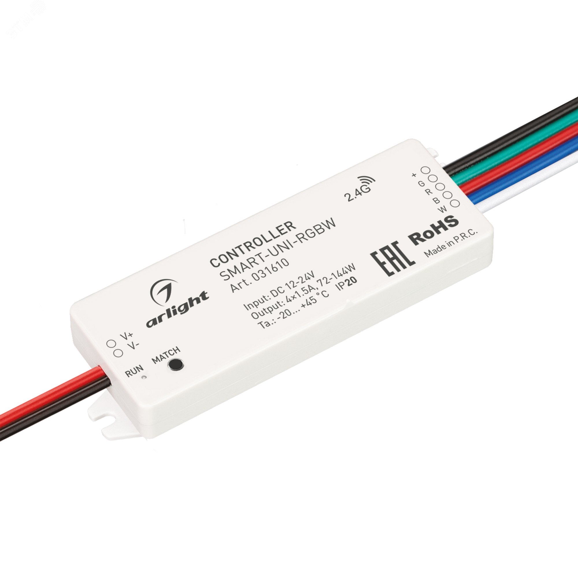 Изображение товара Контроллер SMART-UNI-RGBW для RGBW светодиодов 12-24V
