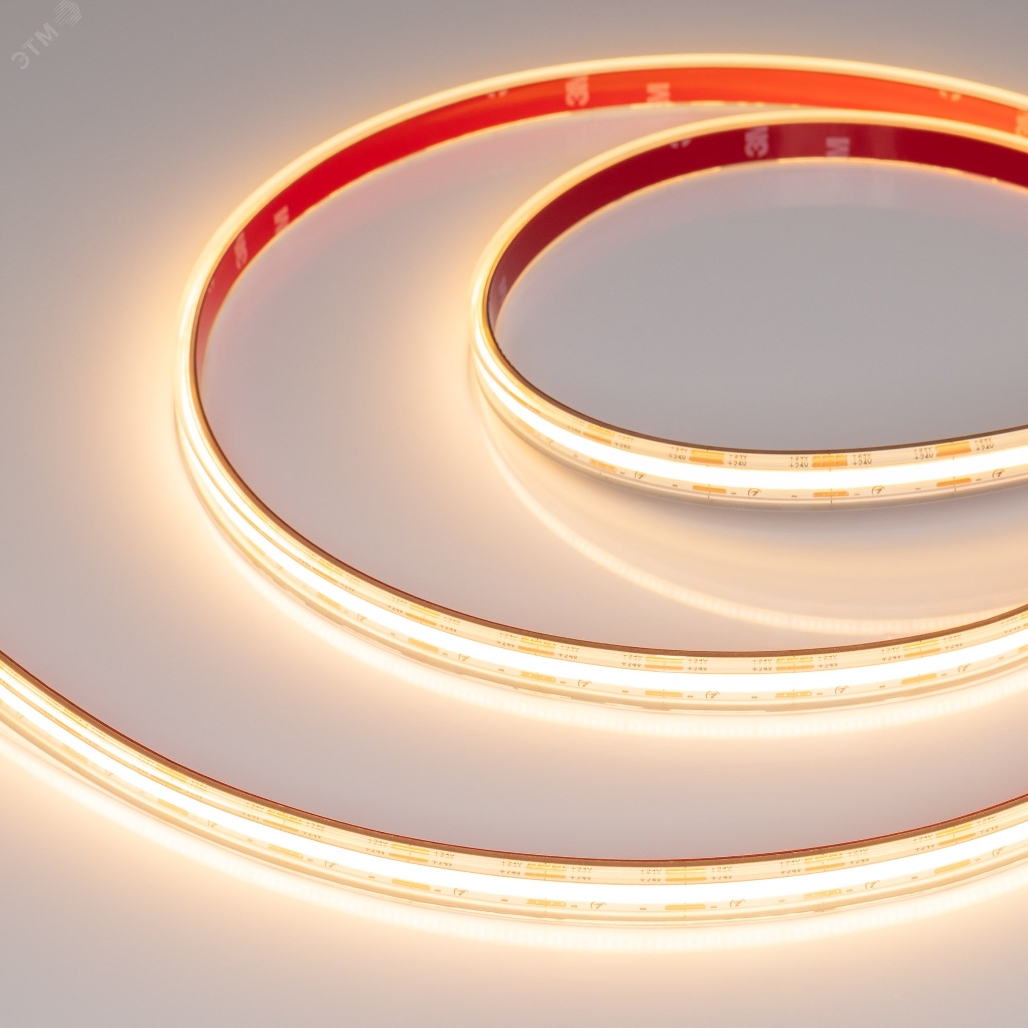 Изображение товара Лента светодиодная 9,6 Вт/м 24В IP67 2700K 560LED/м COB-X560-10-12mm Long Run CSP 10 м (м)