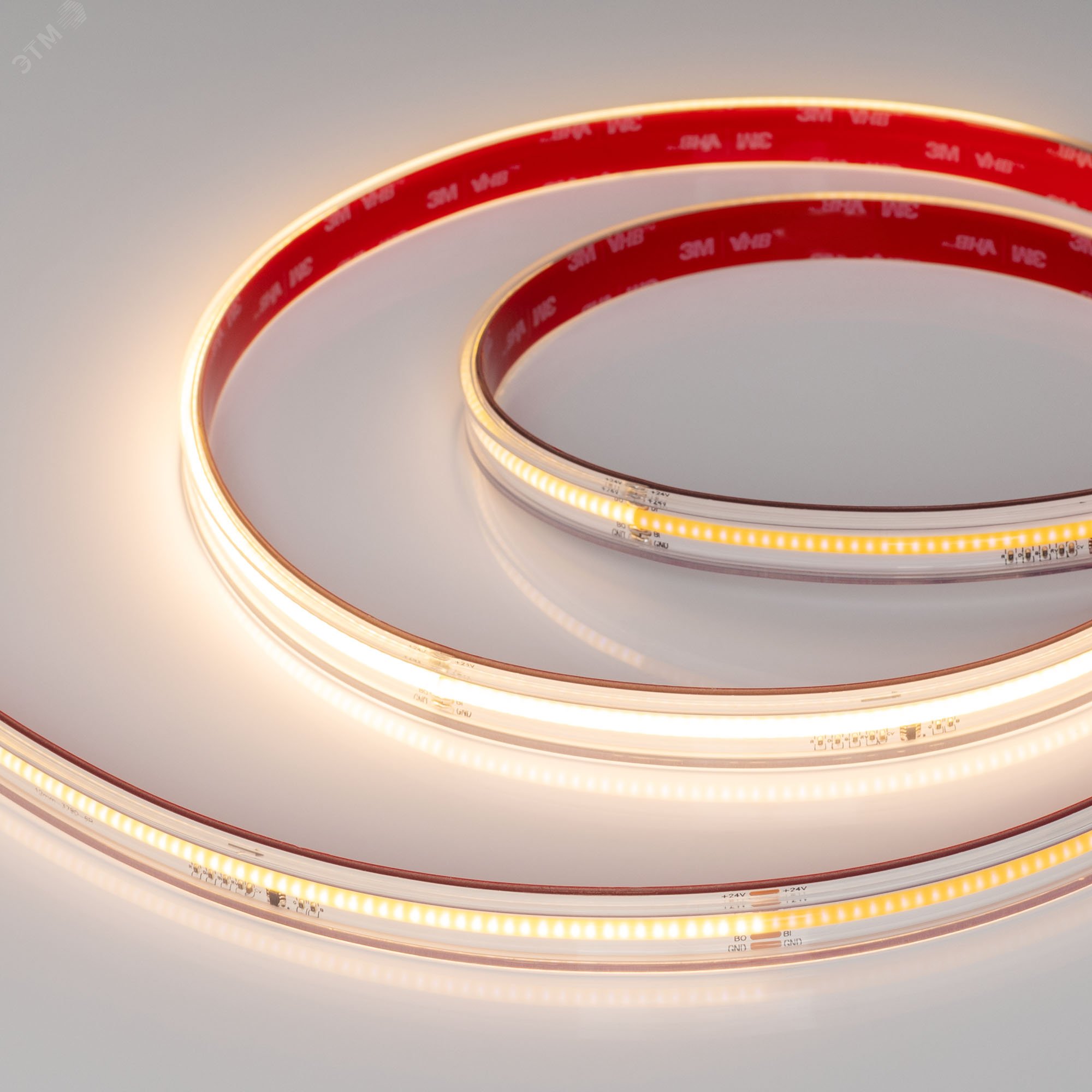 Изображение товара Лента светодиодная 7 Вт/м 24В IP67 2700K 378LED/м SPI-X378-12-14mm CSP 5 м (м)