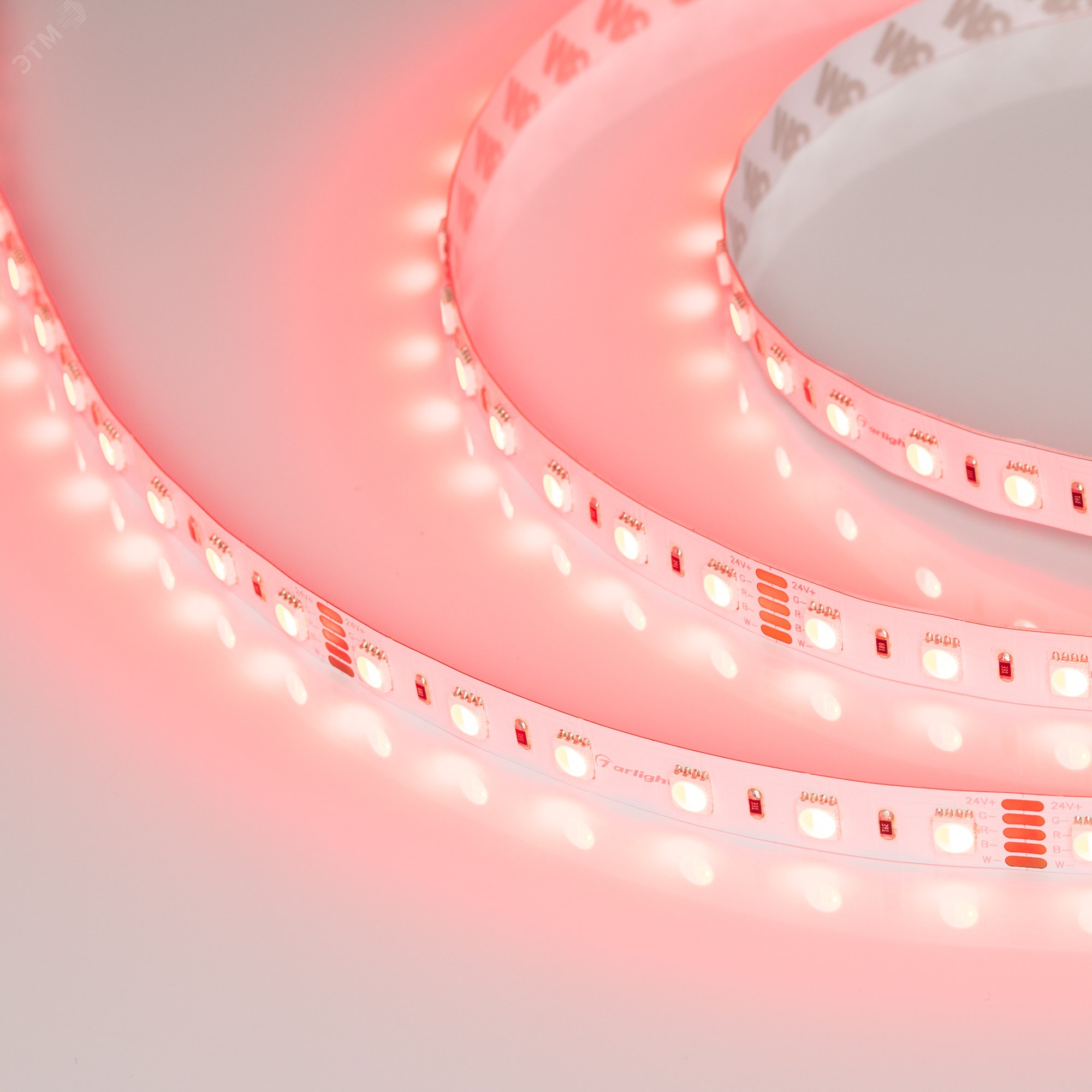 Изображение товара Светодиодная лента ARLIGHT RT-B60 24 В RGB+Дневной 4000 К 5 м IP20 SMD 5060