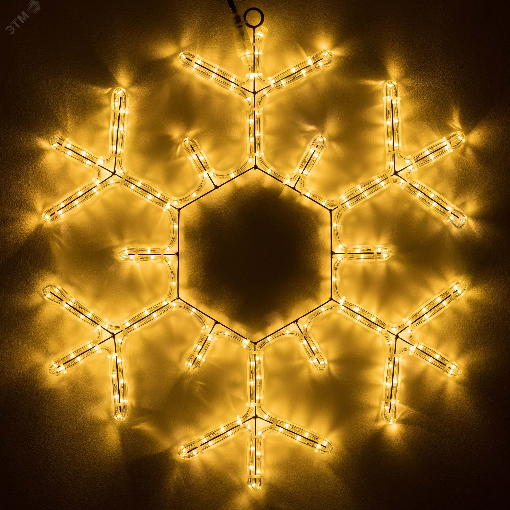 Изображение товара Фигура ARD-SNOWFLAKE-M5-600х600х60LED Warm 230V, 20W Ardecoled, IP65 (шт)