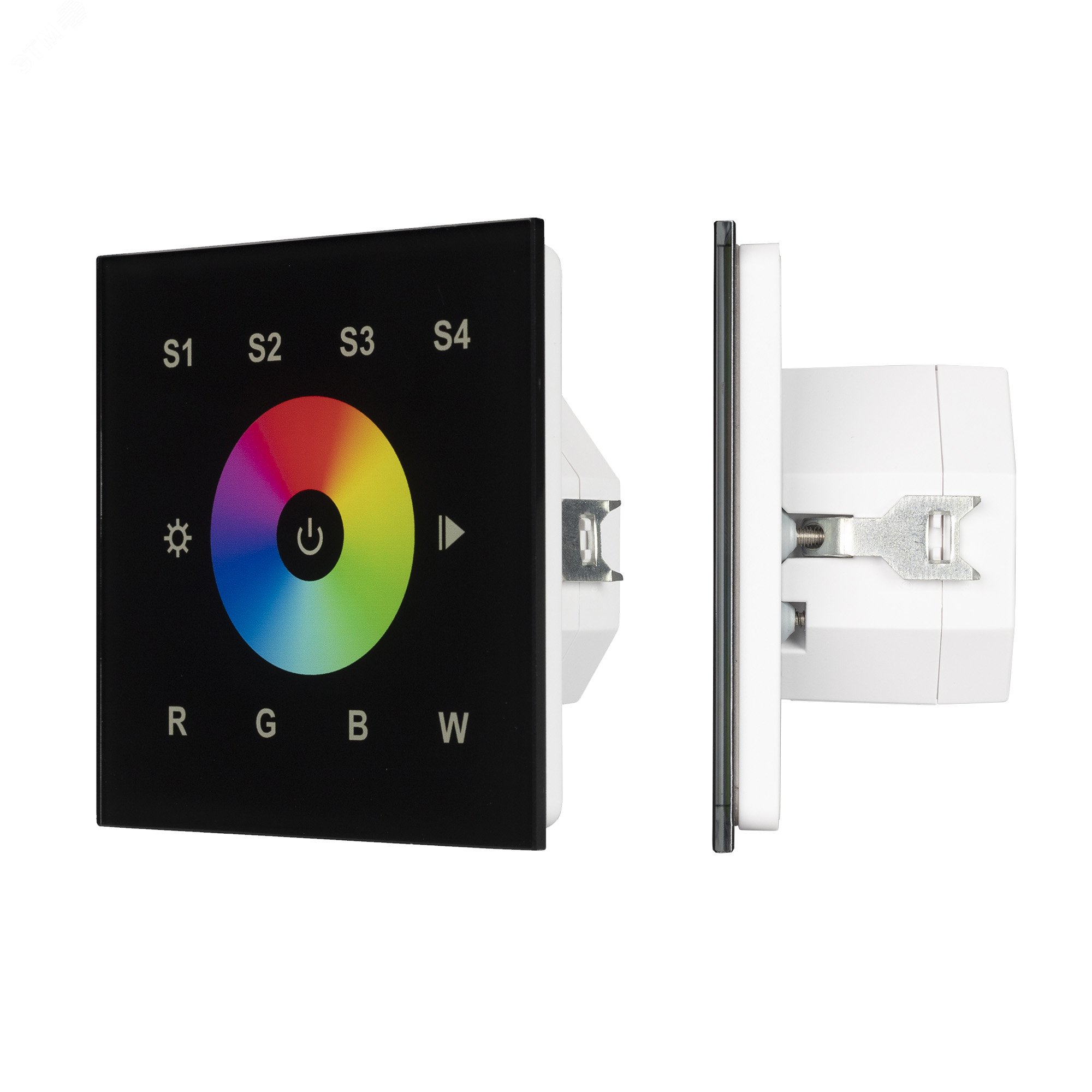 Изображение товара Сенсорная панель DALI-901-11-1G-4SC-RGBW-DT8-IN черная для светотехнических систем