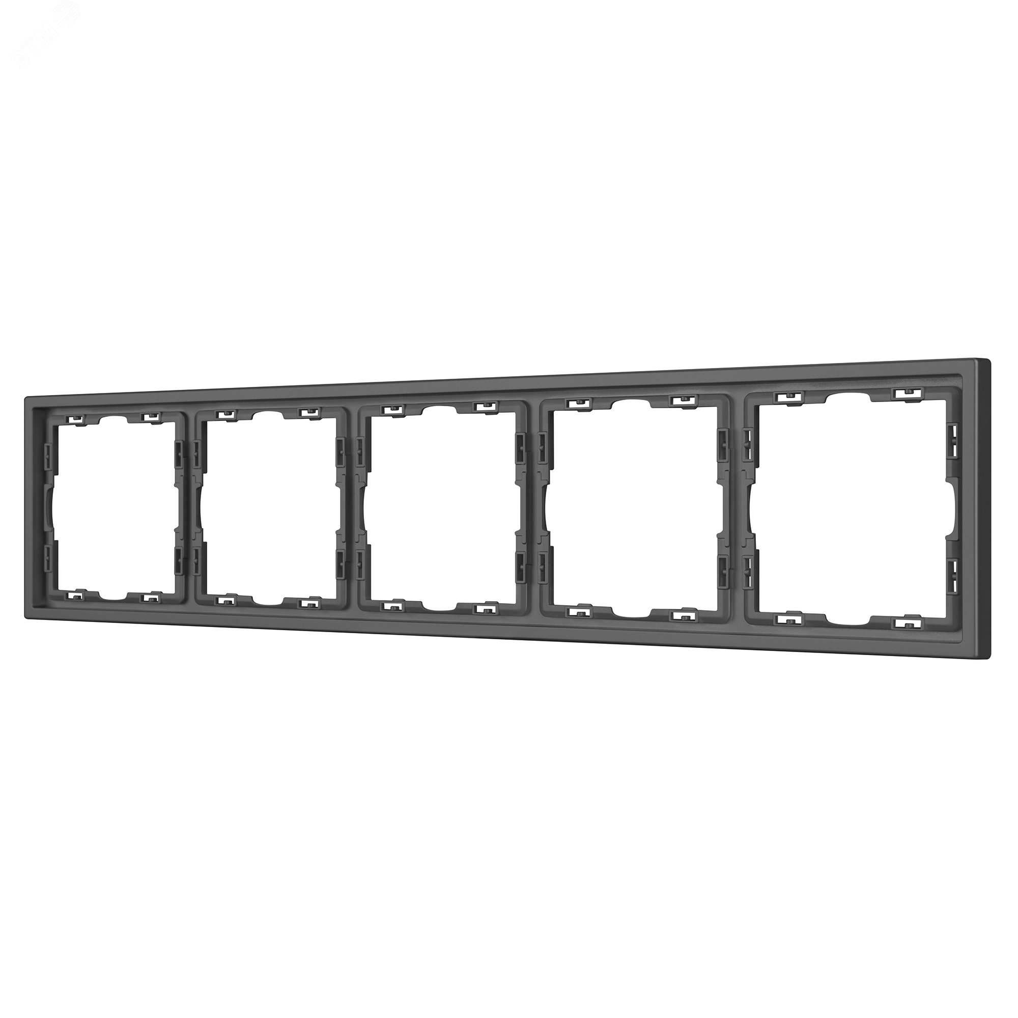 Изображение товара Рамка FRM-NOBE-SFPL-5-GR серый, 5 постов, IP20, Soft-Touch