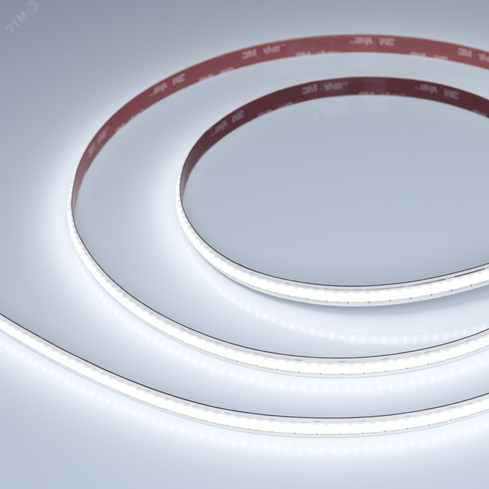 Изображение товара Светодиодная лента COB 10 Вт/м 24В IP20 6000K 480 LED/м FreeCut