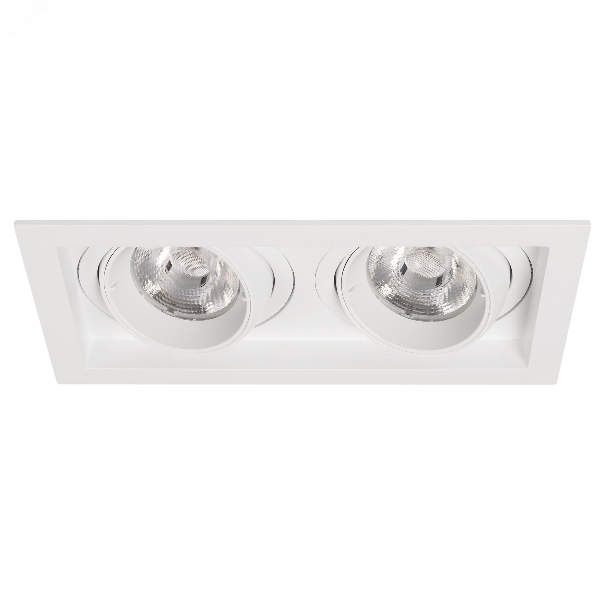 Изображение товара Светильник MS-VORTEX-BUILT-S210x117-2x20W Day4000 (WH-WH, 40 deg, 230V) (ARL, IP20, металл, 5 лет) (шт)