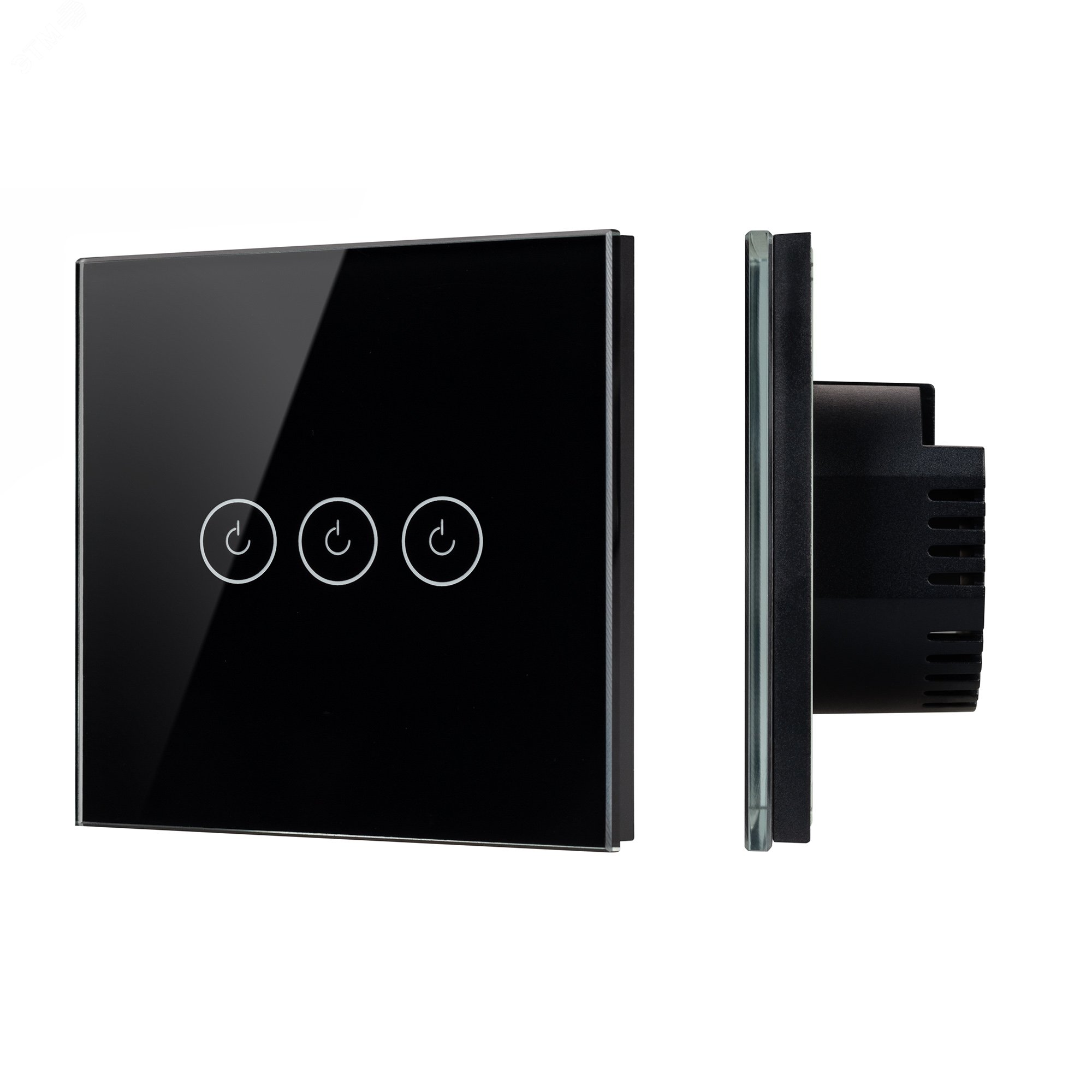 Изображение товара Сенсорный выключатель Arlight OMALI SWT-OMALI-S03-ZB-BK 250V 10A Zigbee