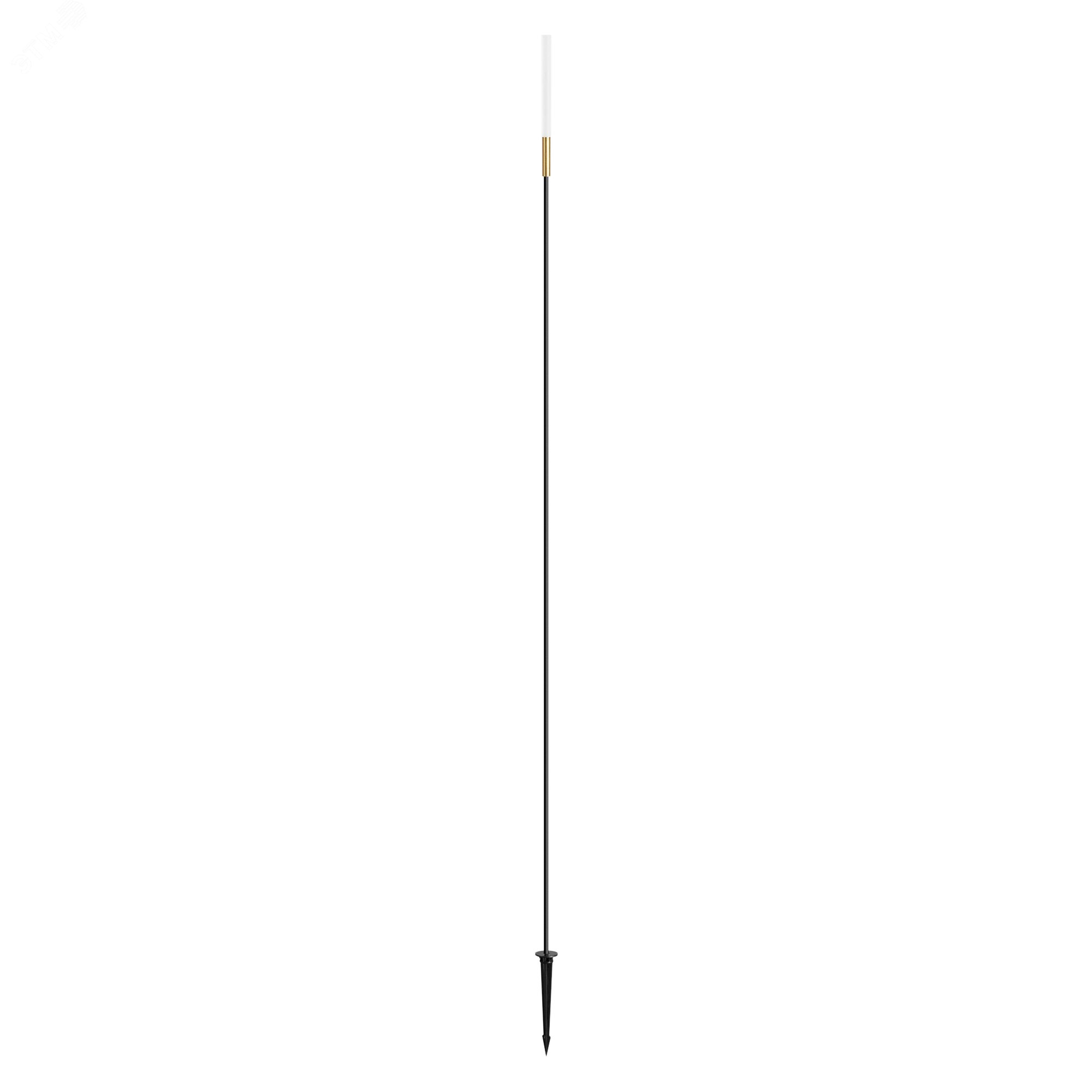 Изображение товара Уличный декоративный светильник KT-CATALI-BOLL-H1375-0.5W Warm3000 24В IP65 алюминий черный