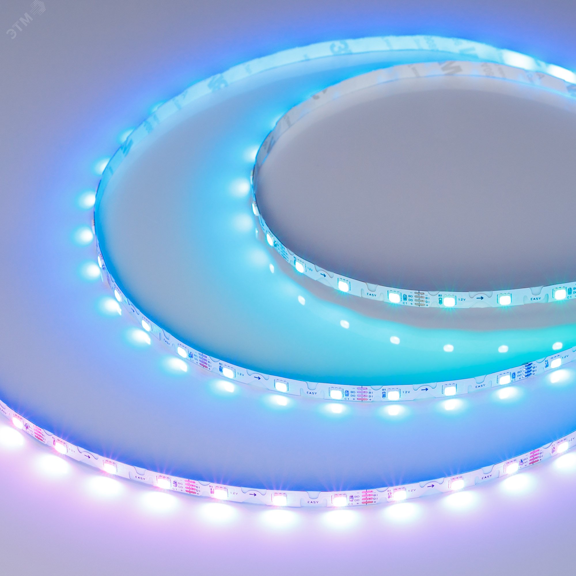 Изображение товара Лента светодиодная RGB 7 Вт/м 12 В IP20 60LED/м SPI-RZ-F60-6mm 5 м