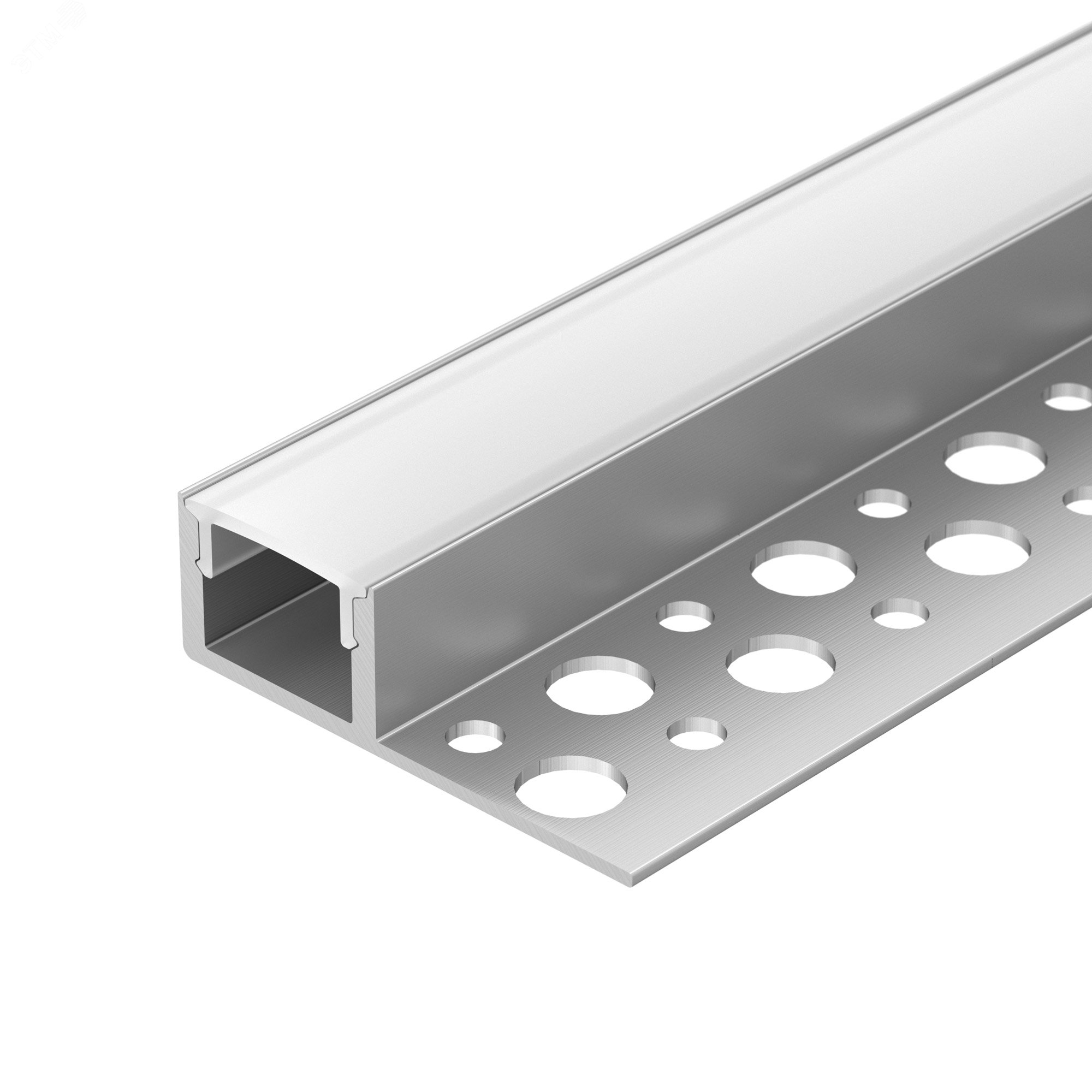 Изображение товара Алюминиевый профиль ARH-DECORE-S12-LINE-EDGE-3000 анодированный для светодиодных лент