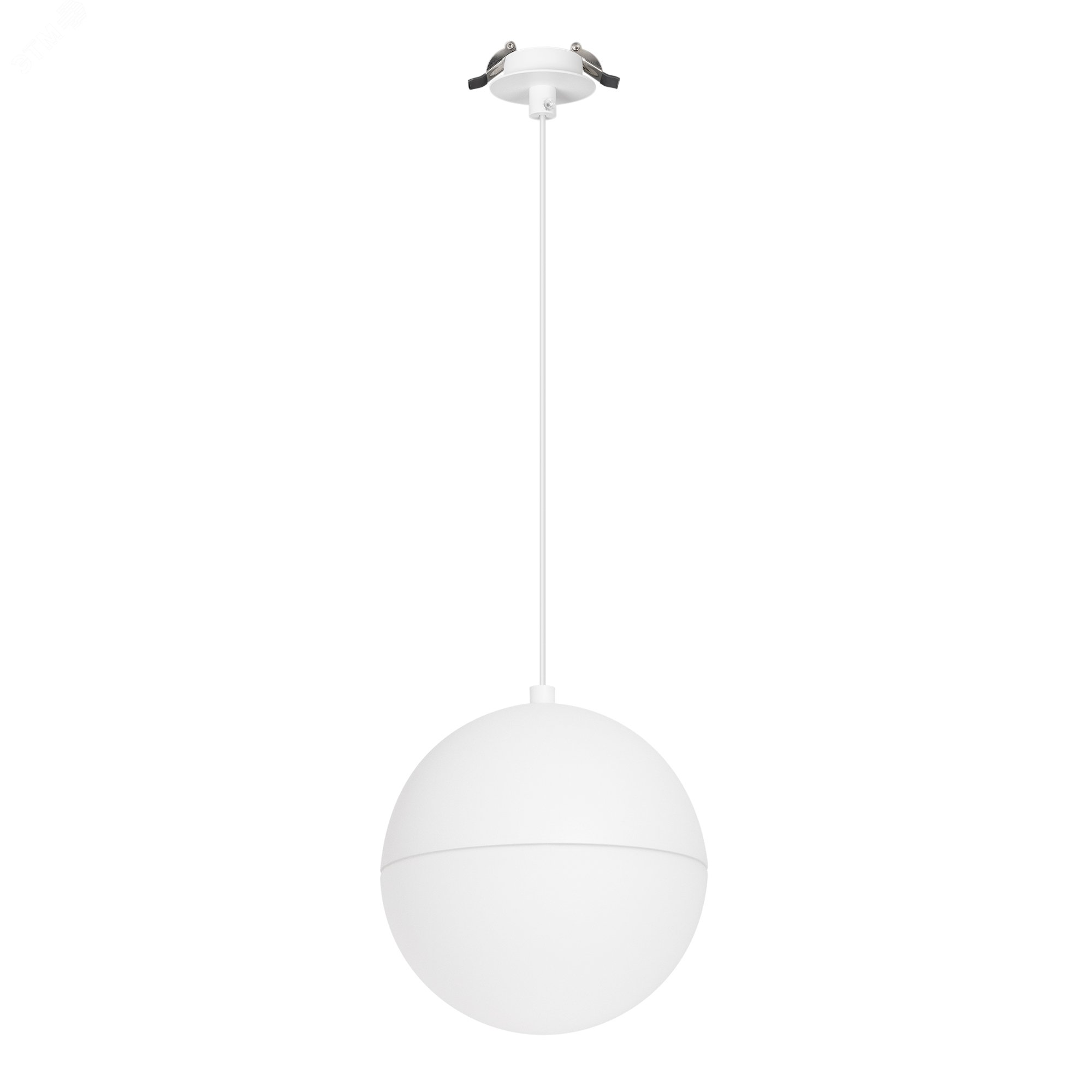 Изображение товара Cветильник SP-EMISFERO-HANG-BUILT-R200-16W Warm3000, WH, 180 deg, 230V, IP20, Металл, 3 года (шт)