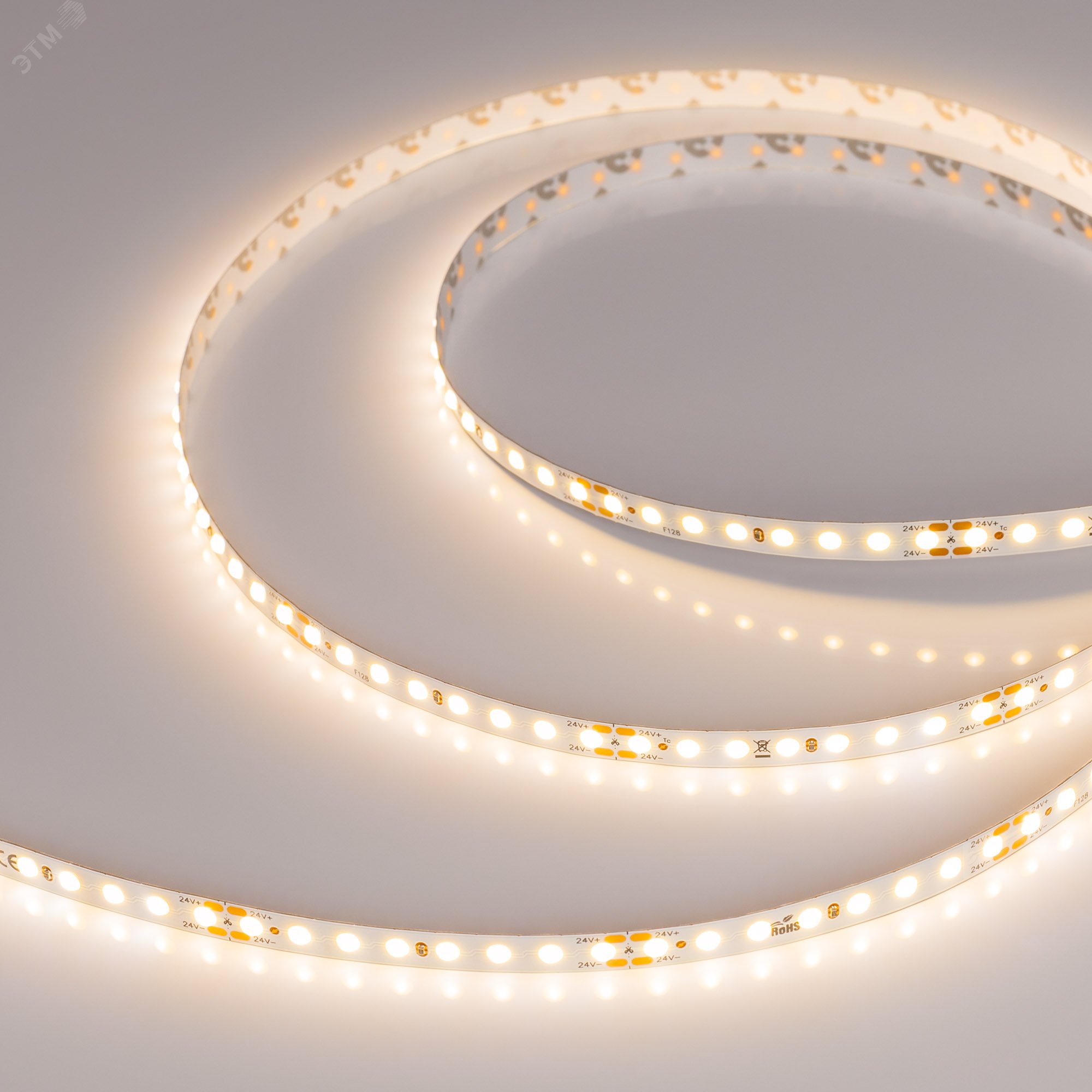 Изображение товара Лента светодиодная DOT-X128-8mm 5 м теплый белый IP20 24 В
