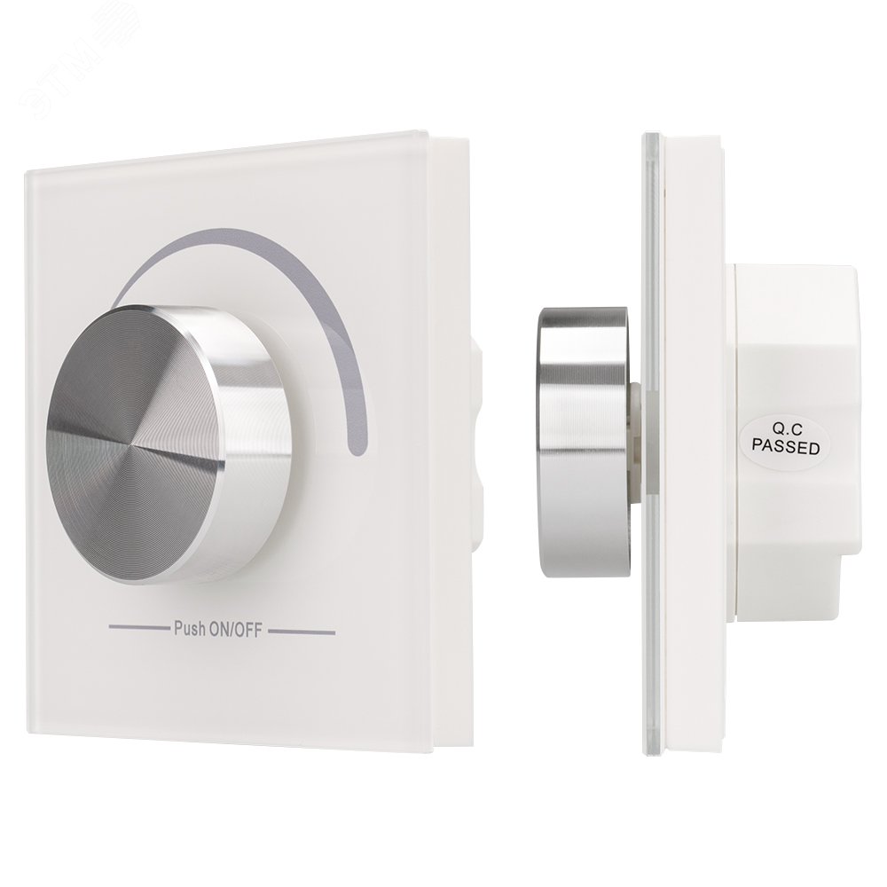 Изображение товара Роторная панель DALI-133-ADDR-DIM-IN белая для управления освещением