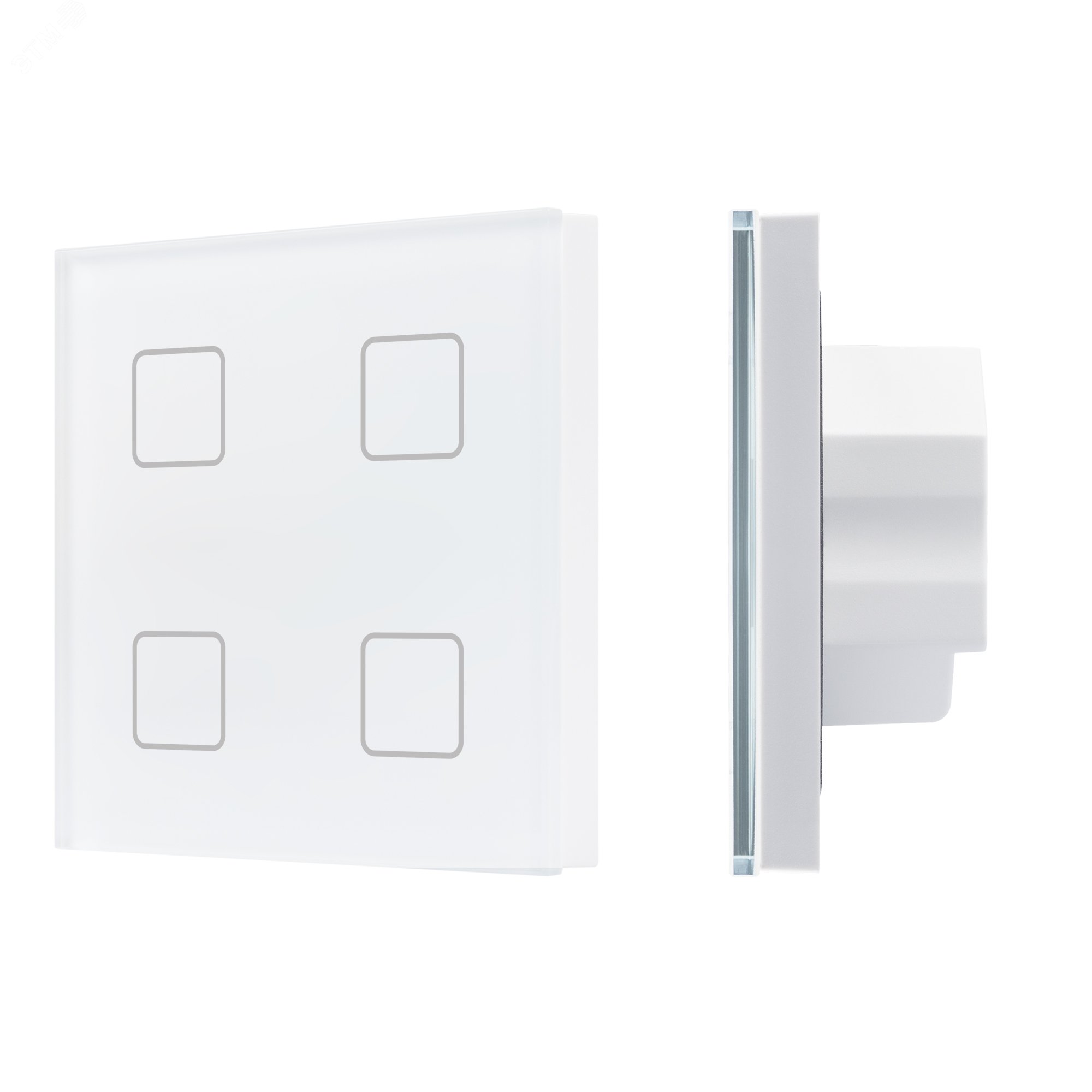 Изображение товара Встраиваемая сенсорная панель управления DALI белая с подсветкой