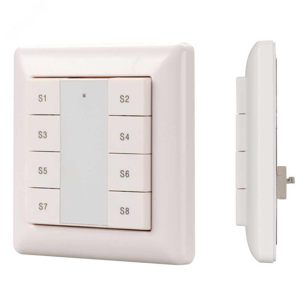 Изображение товара Встраиваемая панель управления DALI-223-1G-8SC-IN BUS Arlight белая Изображение товара Встраиваемая панель управления DALI-223-1G-8SC-IN BUS Arlight белая