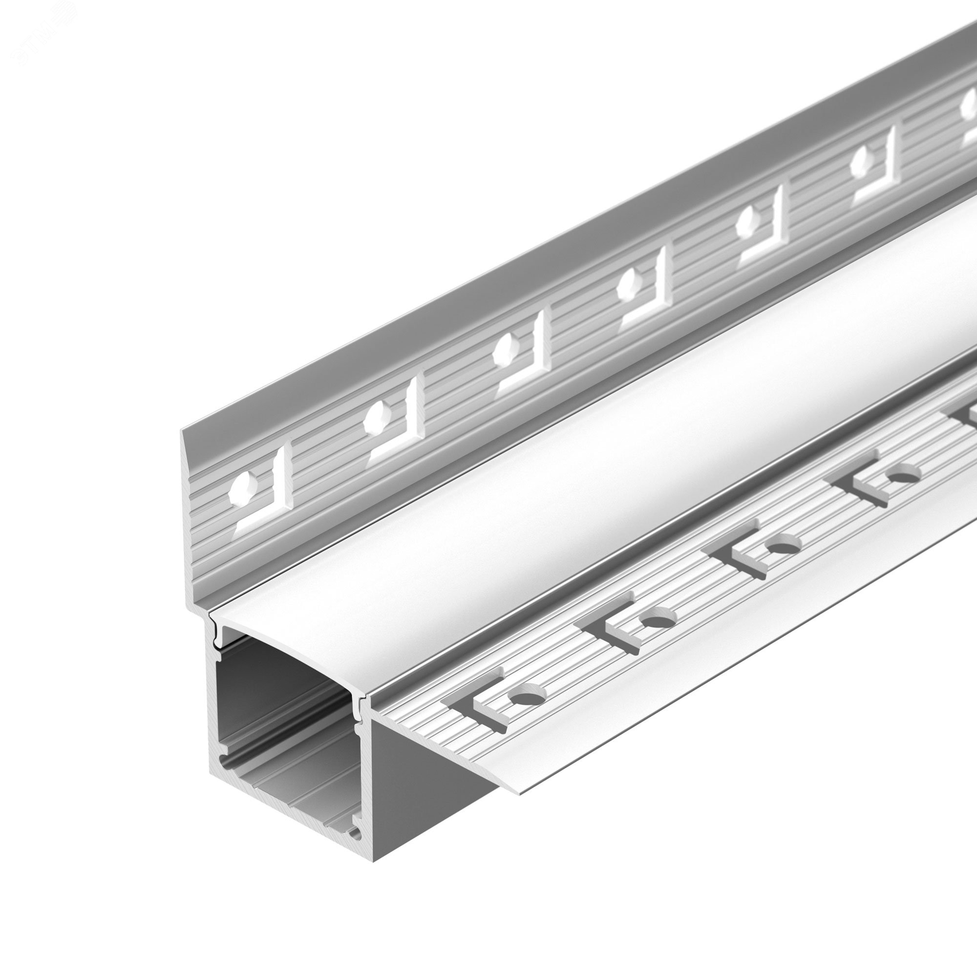 Изображение товара Профиль для светодиодной ленты FANTOM-W20-H20-EDGE-2000 ANOD алюминиевый