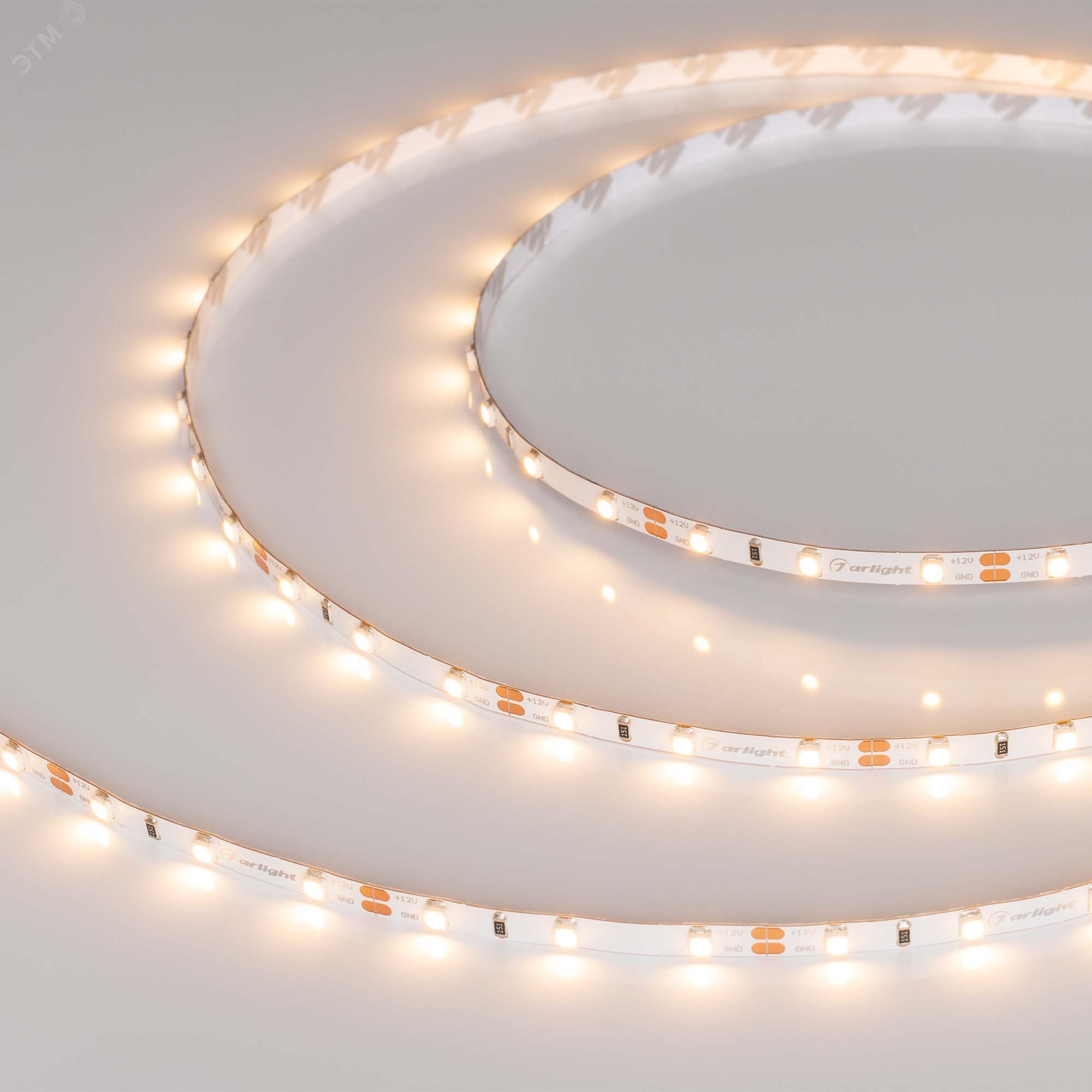 Изображение товара Светодиодная лента RT-A60 4.8 Вт/м 12V 3000K IP20 5 м SMD 2835