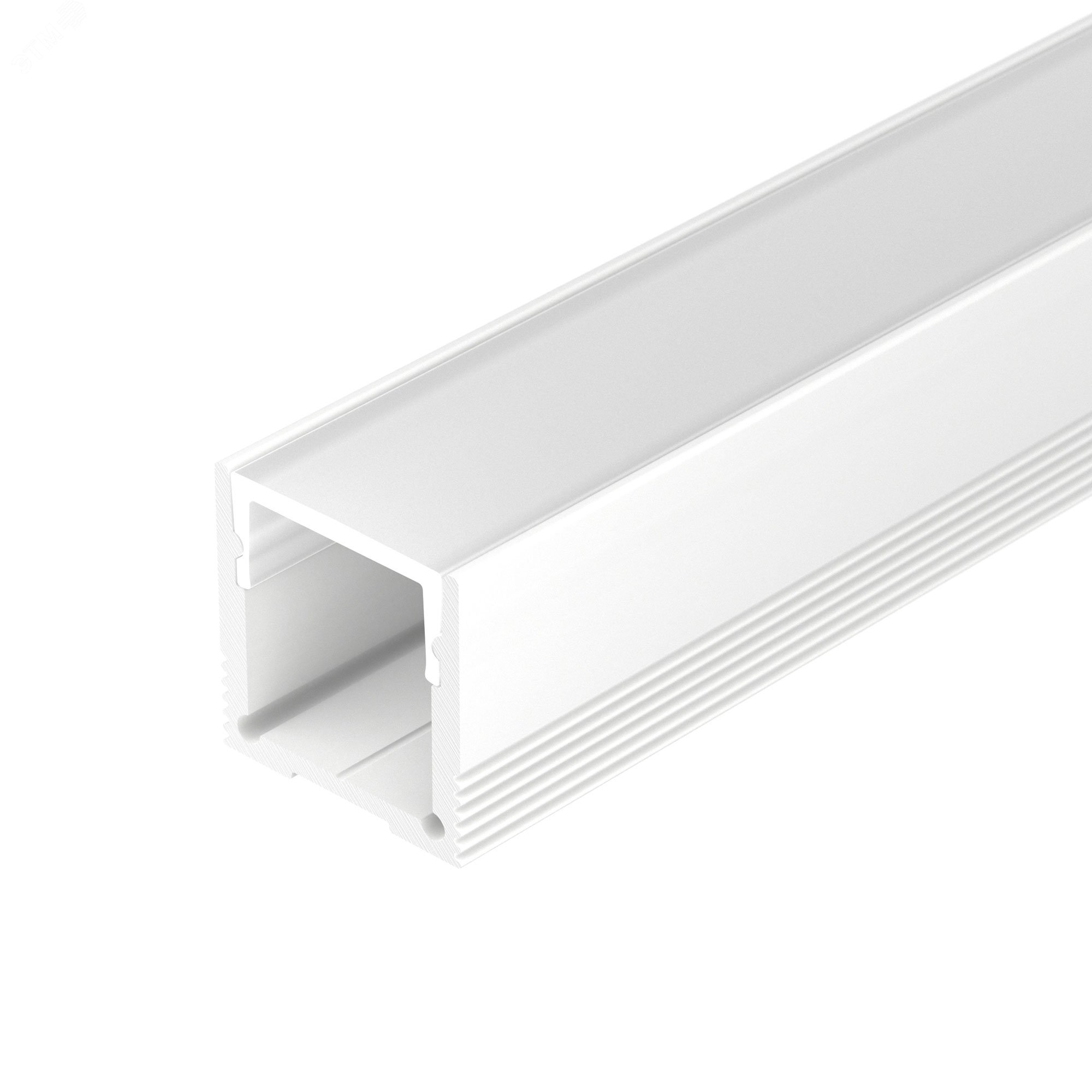 Изображение товара Алюминиевый профиль для светодиодной ленты 2000 мм белый RAL9003