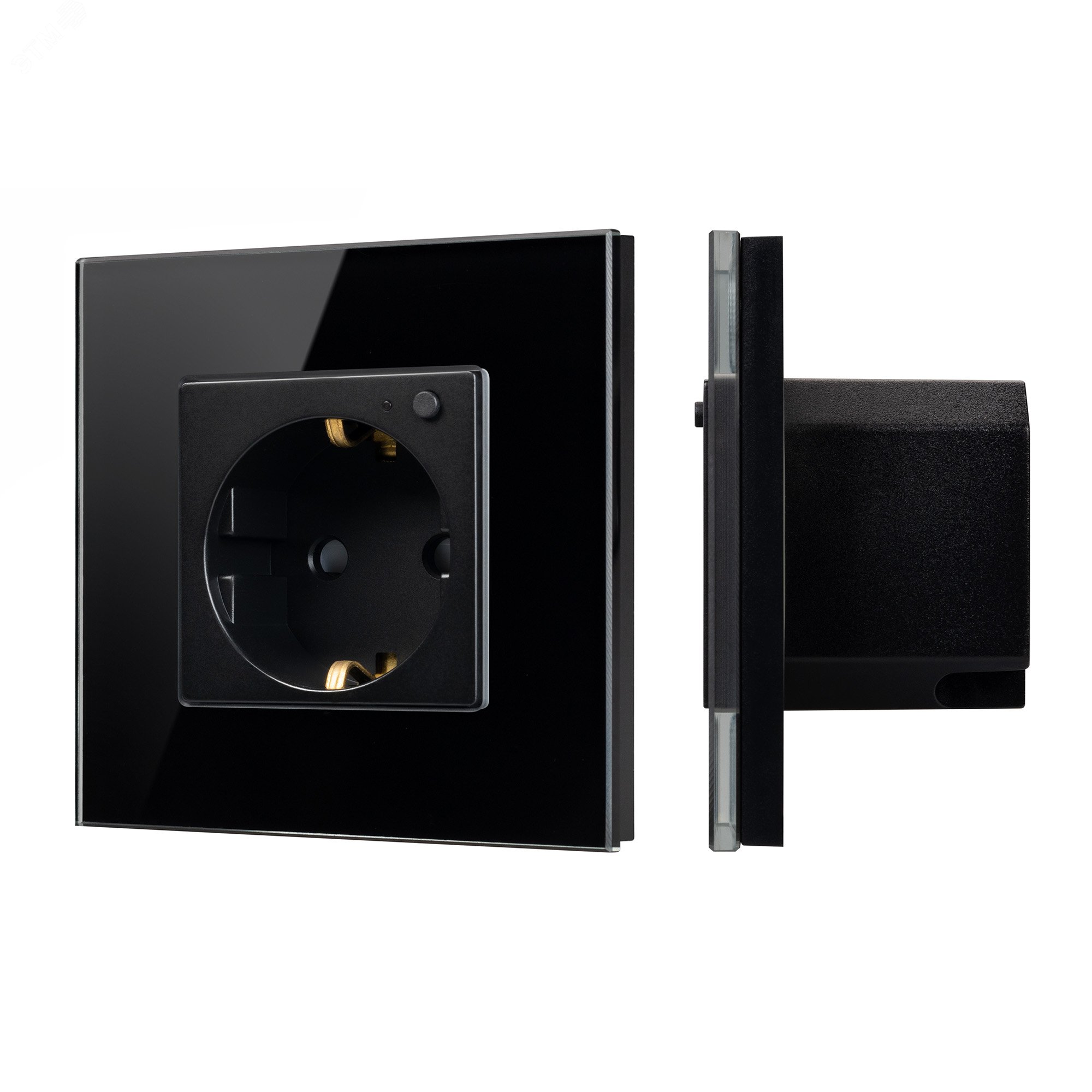 Изображение товара Розетка электрическая с Zigbee управлением SCT-OMALI-EUZB1-PL-BK 240V, 16A, Zigbee (шт)