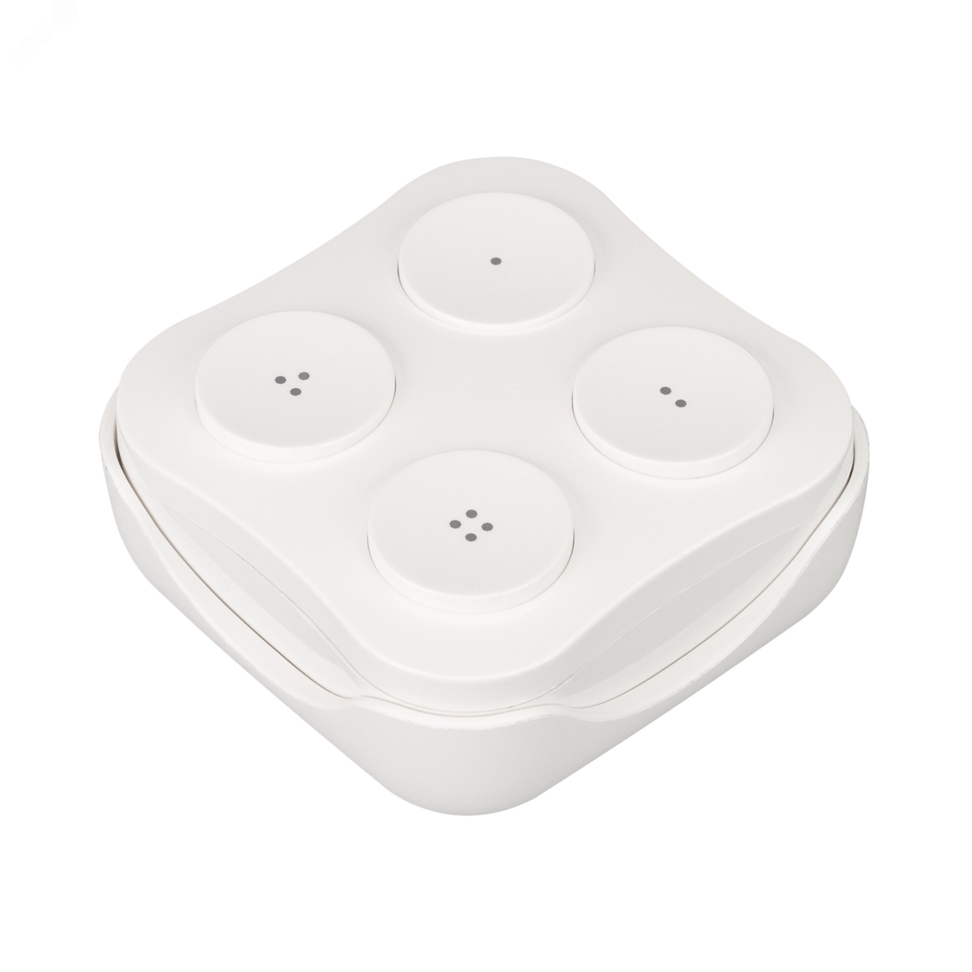 Изображение товара INTELLIGENT ARLIGHT Панель TUYA-228-4-RF-WH-SUF (kinetic, 433MHz) (IARL, IP20 Пластик, 3 года) (шт)