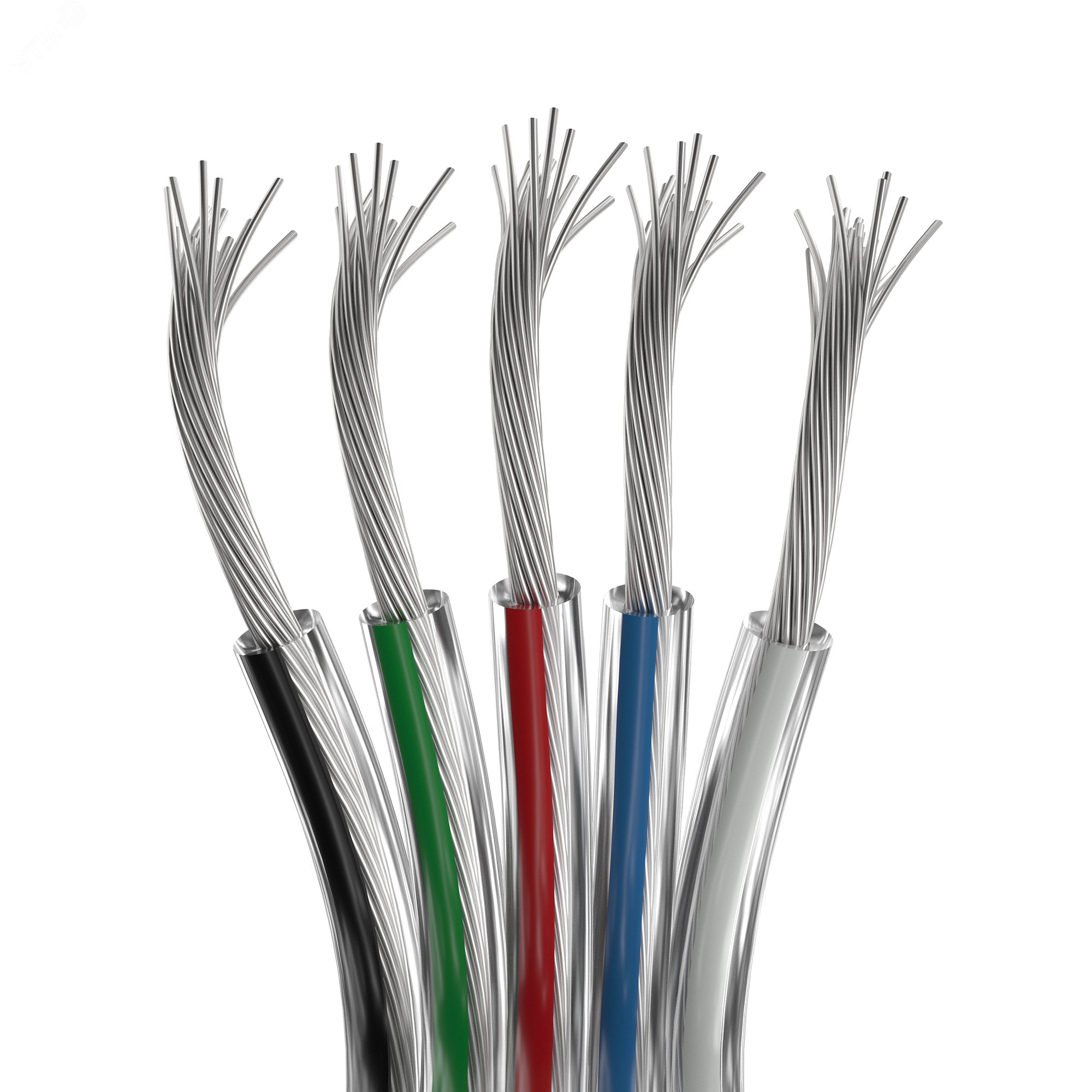 Изображение товара Шлейф питания ARL-18AWG-CLEAR-5Wire-CU (м)