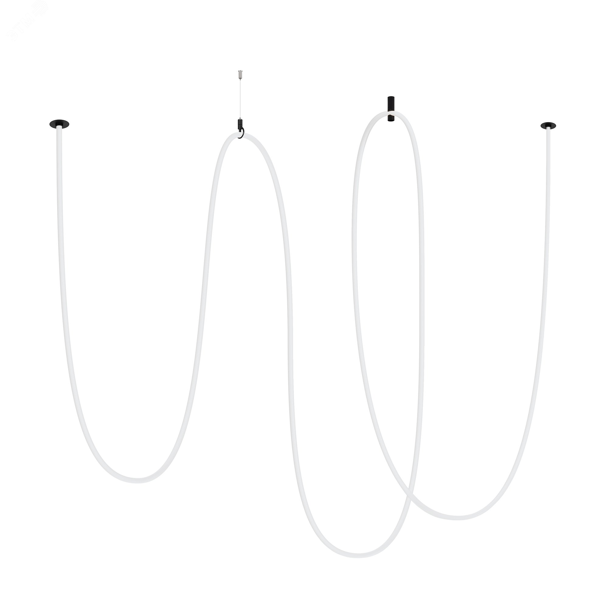 Изображение товара Светильник SP-TROPIC-BUILT-TRIMLESS-R18-L10000-110W Warm3000 BK 360 deg 230V IP20 пластик 3 года (шт)