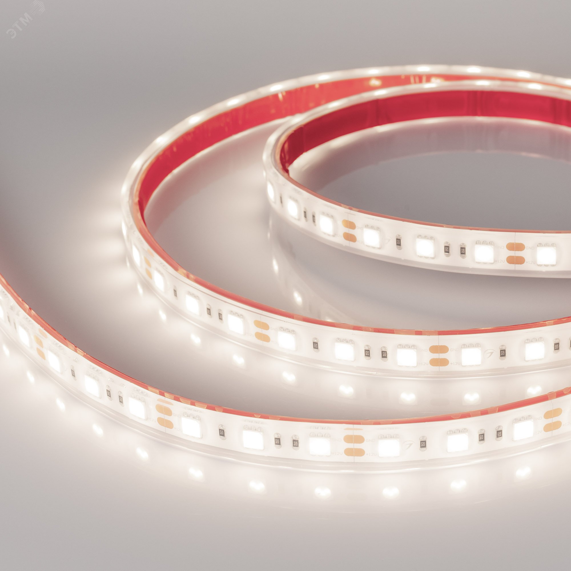 Изображение товара Лента светодиодная 14.4 Вт/м 12В 4000K IP68 60LED/м RTW-B60-10-13mm SMD 5060 5 м герметичная (м)