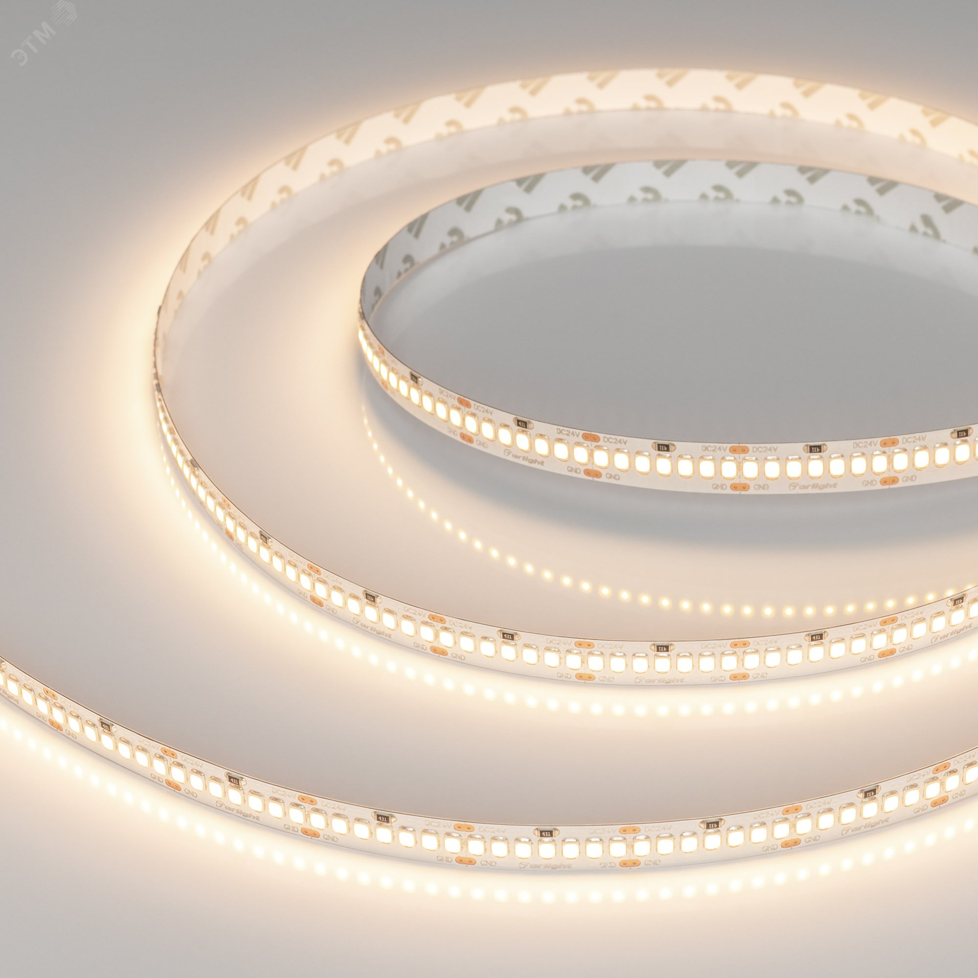 Изображение товара Лента светодиодная 11 Вт/м 24В IP20 3000K 252LED/м UL-A252-10mm