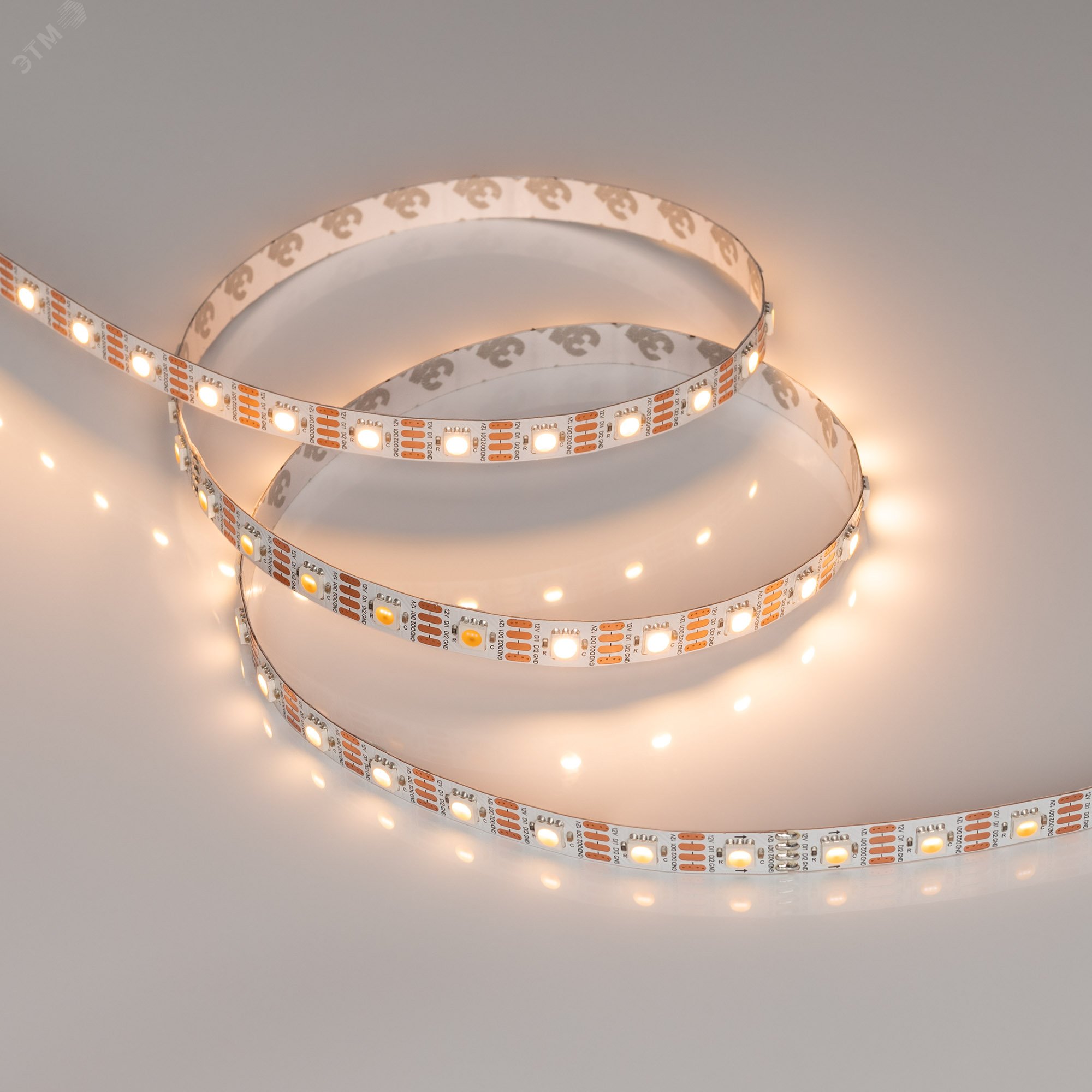 Изображение товара Светодиодная лента SPI-B60 9.3 Вт/м 12 В IP20 теплый свет 5 м Arlight